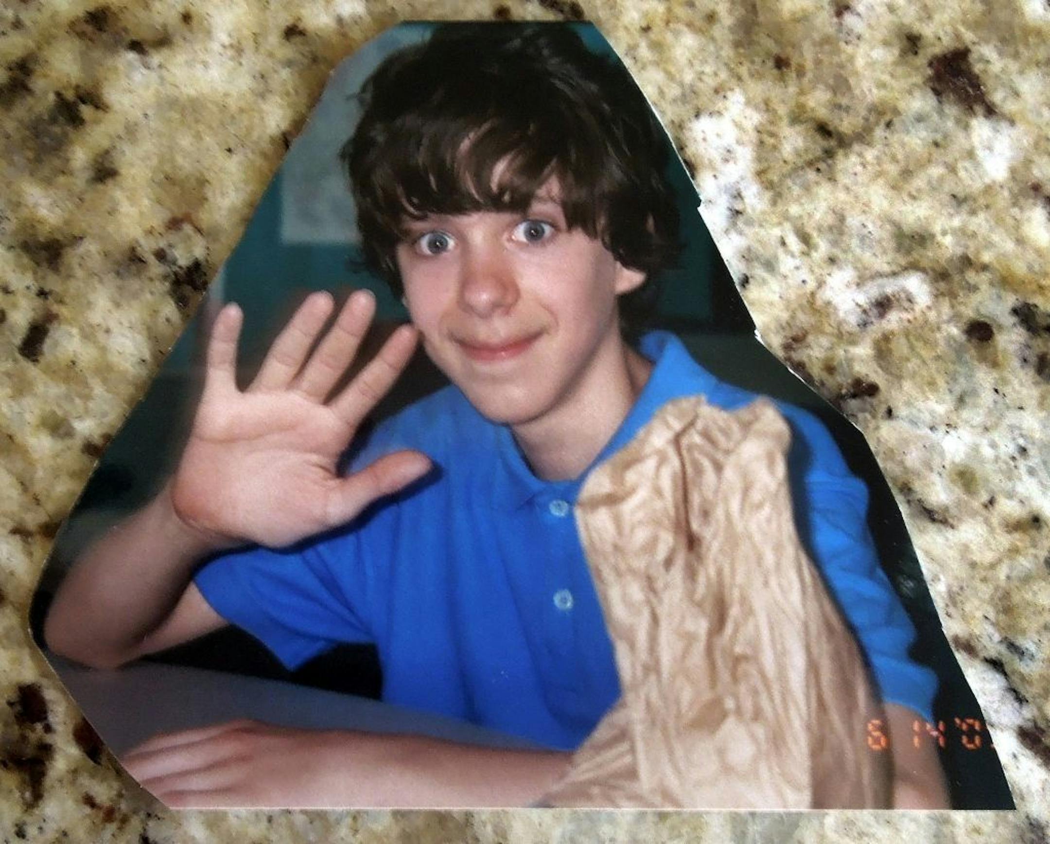 Photo of Adam Lanza taken when he was a middle school student at St. Rose Catholic School in Newtown, Connecticut.