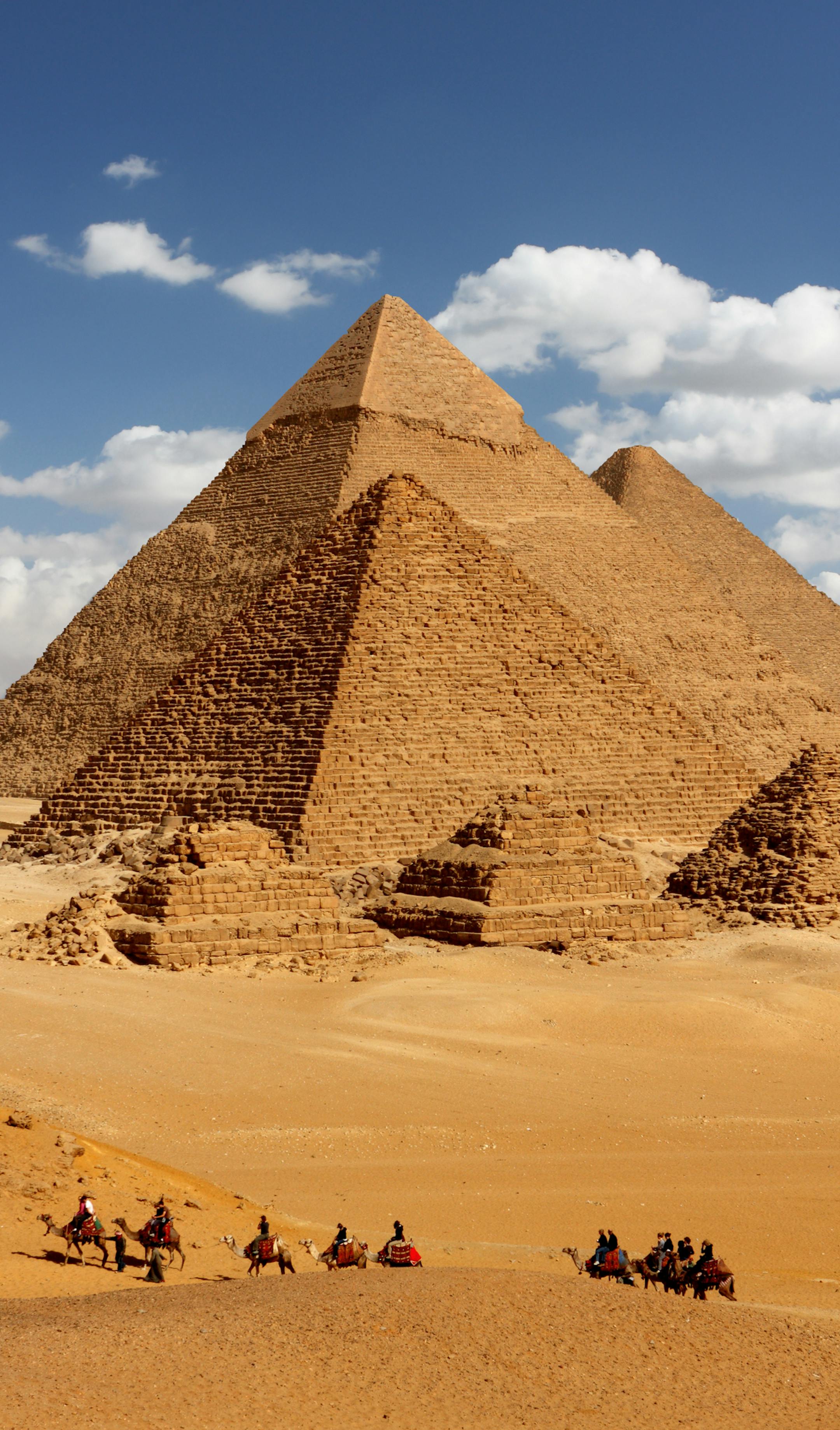 iStock photo of the Pyramids of Giza.
