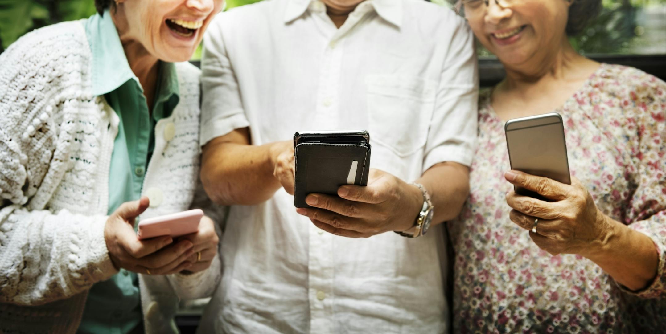 Group Of Senior Retirement Using Digital Lifestyle Concept. istock photo