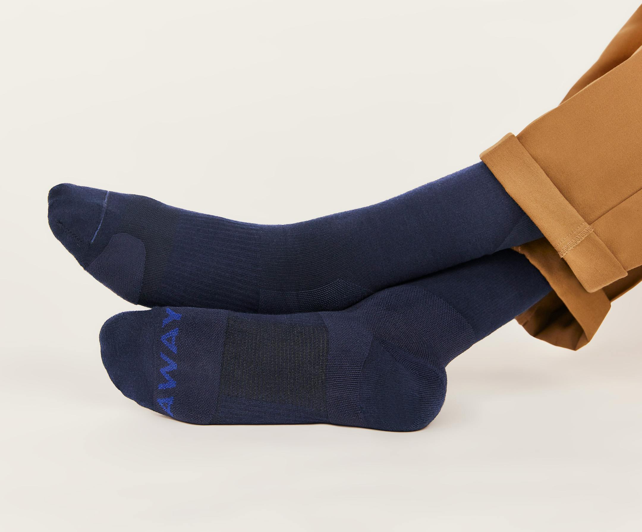 Away compression socks. MUST CREDIT: Away handout