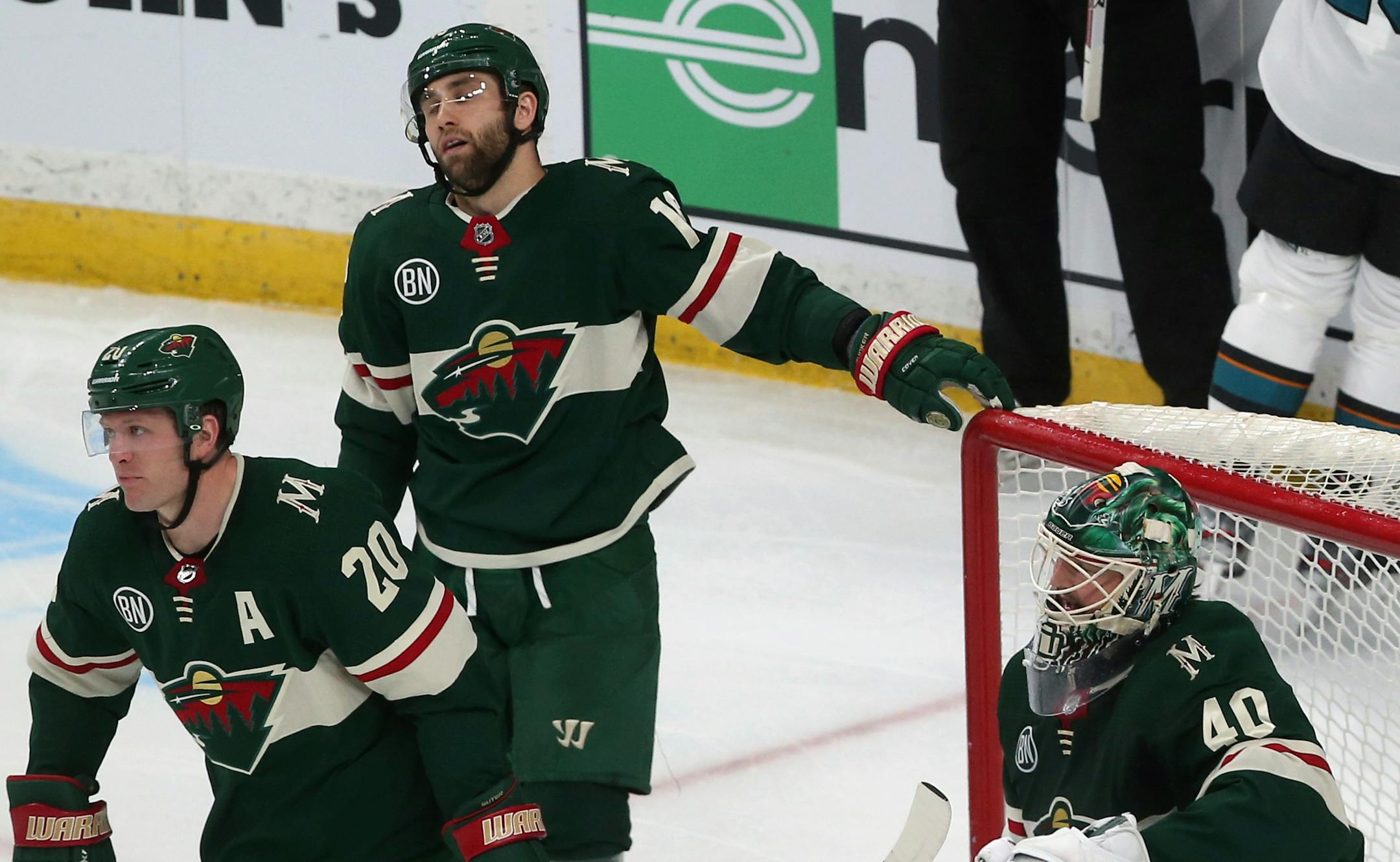 Said defenseman Ryan Suter, left, of this season for the Wild: "We have to change something, because what we have is not working."