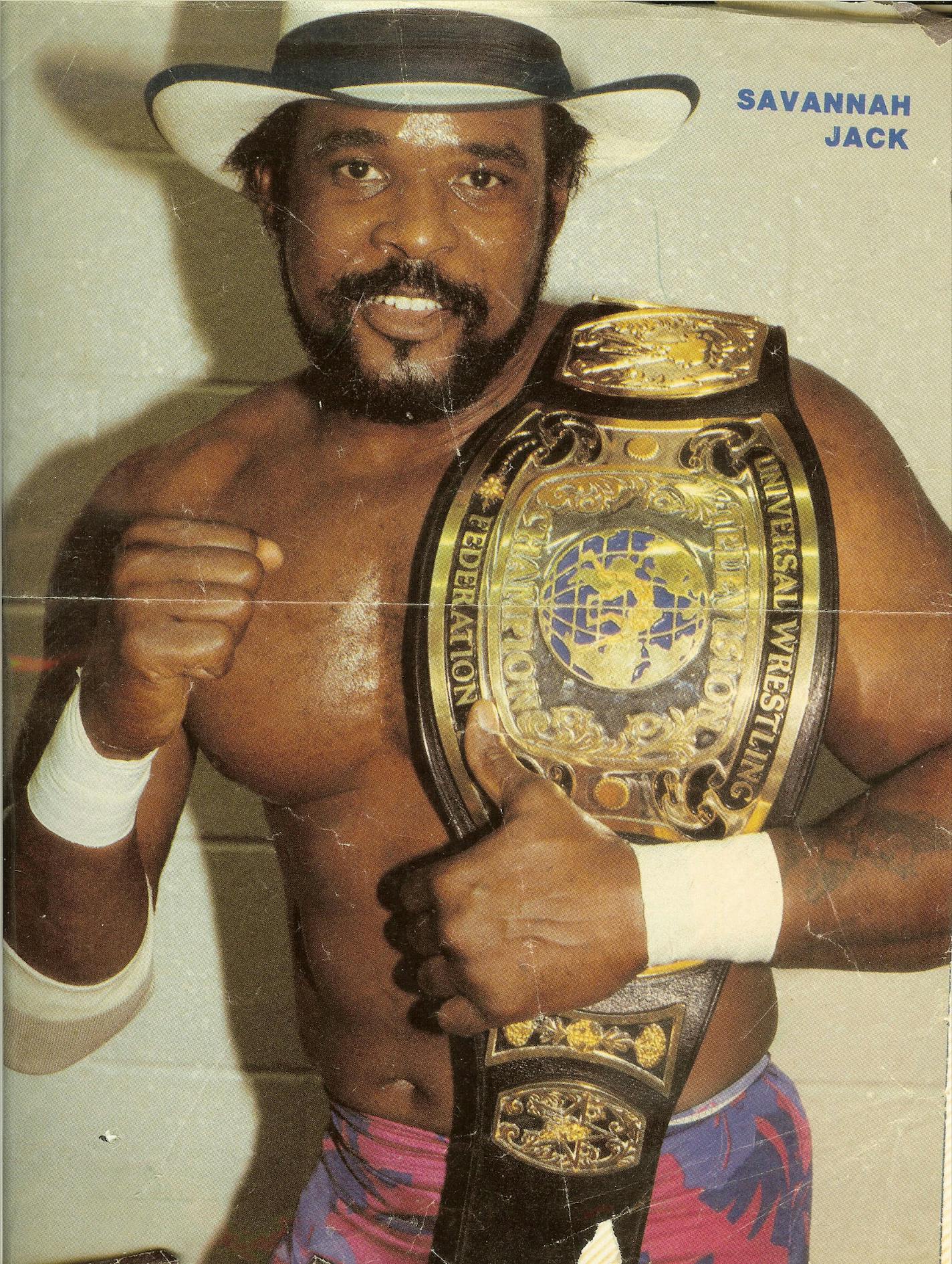 "Savannah Jack" Russell was on top of the UWF heap when he claimed the championship belt in the 1980s.