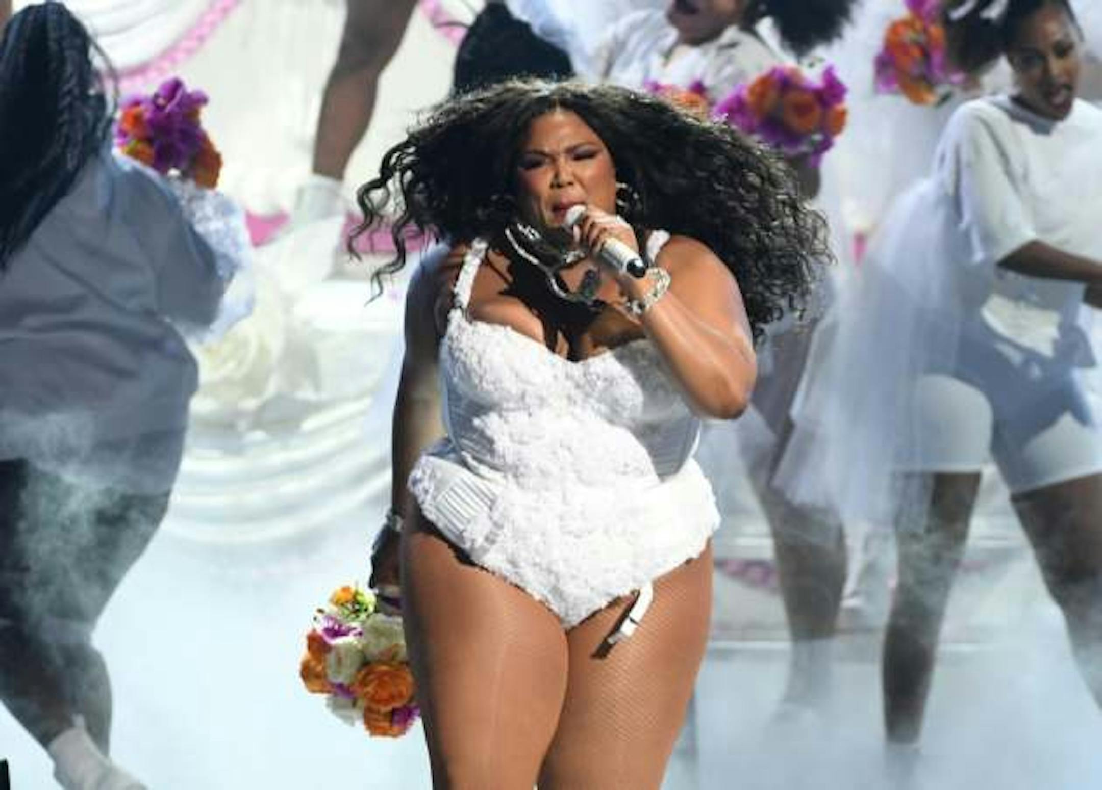 Lizzo performed her 2016 single at Sunday's BET Awards in Los Angeles. / Courtesy BET
