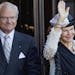 Sweden's King Carl Gustaf and Queen Silvia