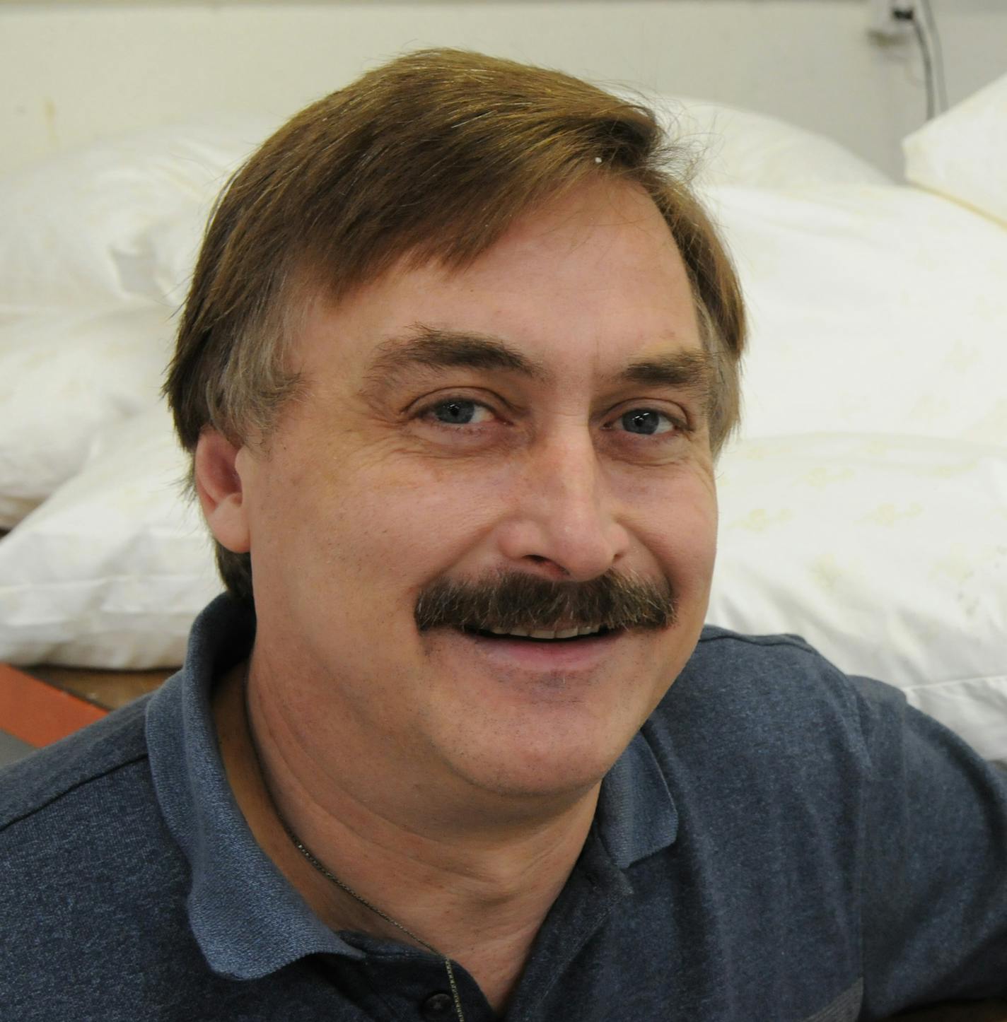 Richard Sennott@startribune.com ] Carver, Mn Monday 12/27/10 Mike Lindell, president of My Pillow with some of the pillows that are ready to ship.