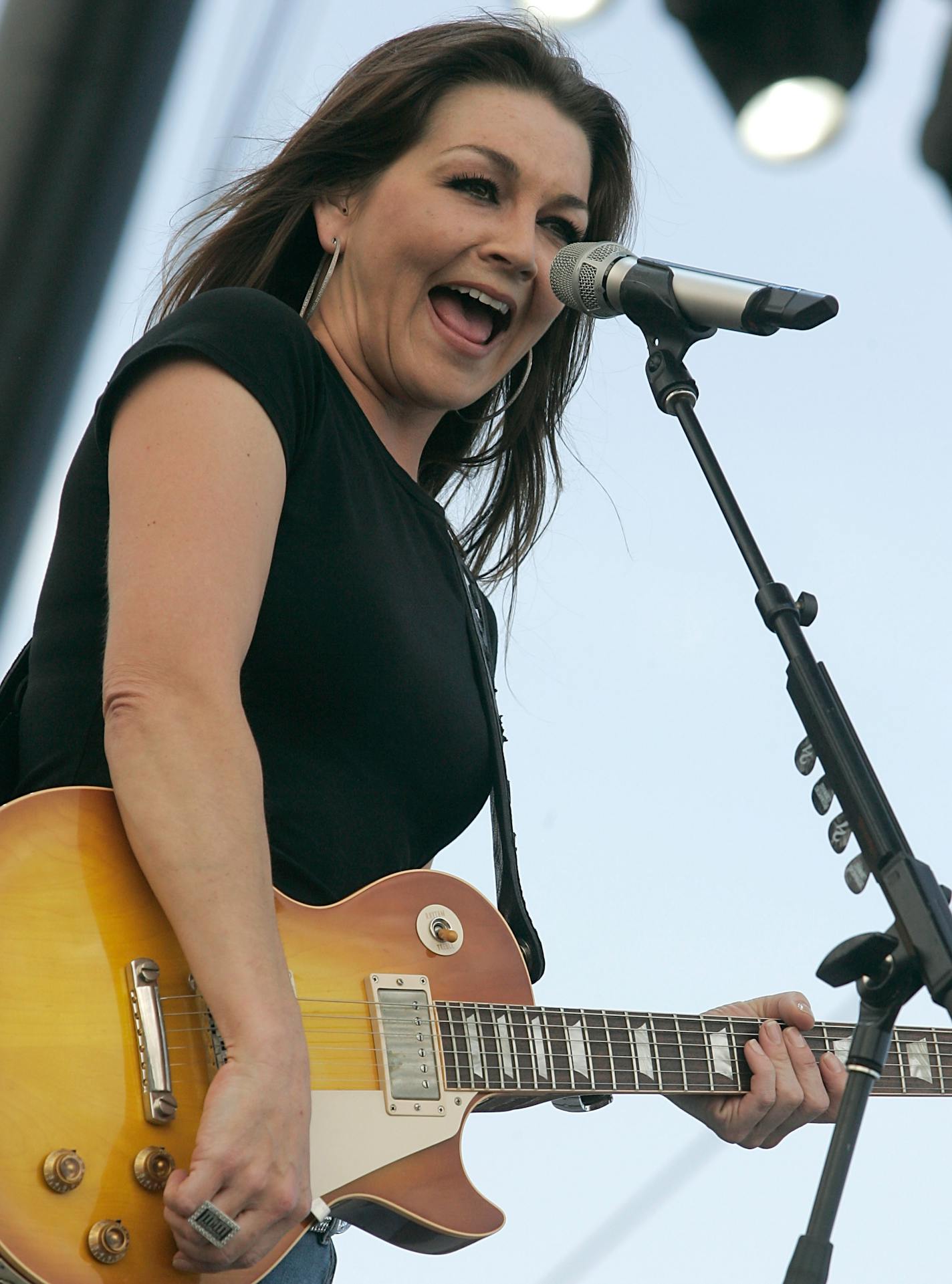 Gretchen Wilson performs at the Stagecoach Music Festival in Indio, Calif.