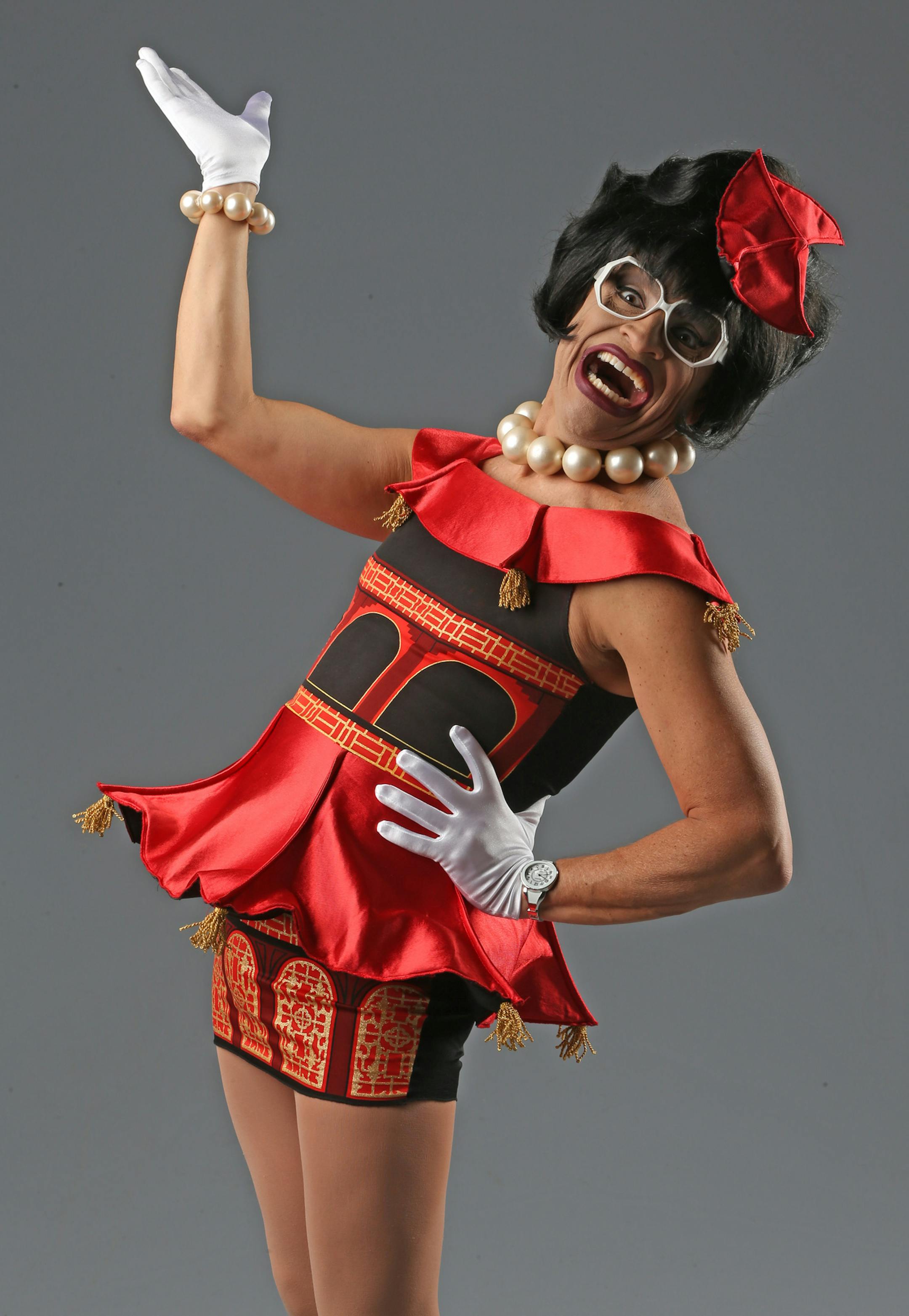 Russ King aka Miss Richfield 1981, photographed in the Star Tribune studio, on 11/21/13.] Bruce Bisping/Star Tribune bbisping@startribune.com Russ King/source.