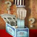 300 dpi Rick Nease illustration of Uncle Sam hand depositing check into a bank account representing Social Security. Detroit Free Press 2011<p> krtnat