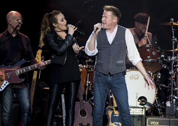 Don Henley performed "That Old Flame" with Lily Elise at the Minnesota State Fair in Falcon Heights, Minn., on August 25, 2016.