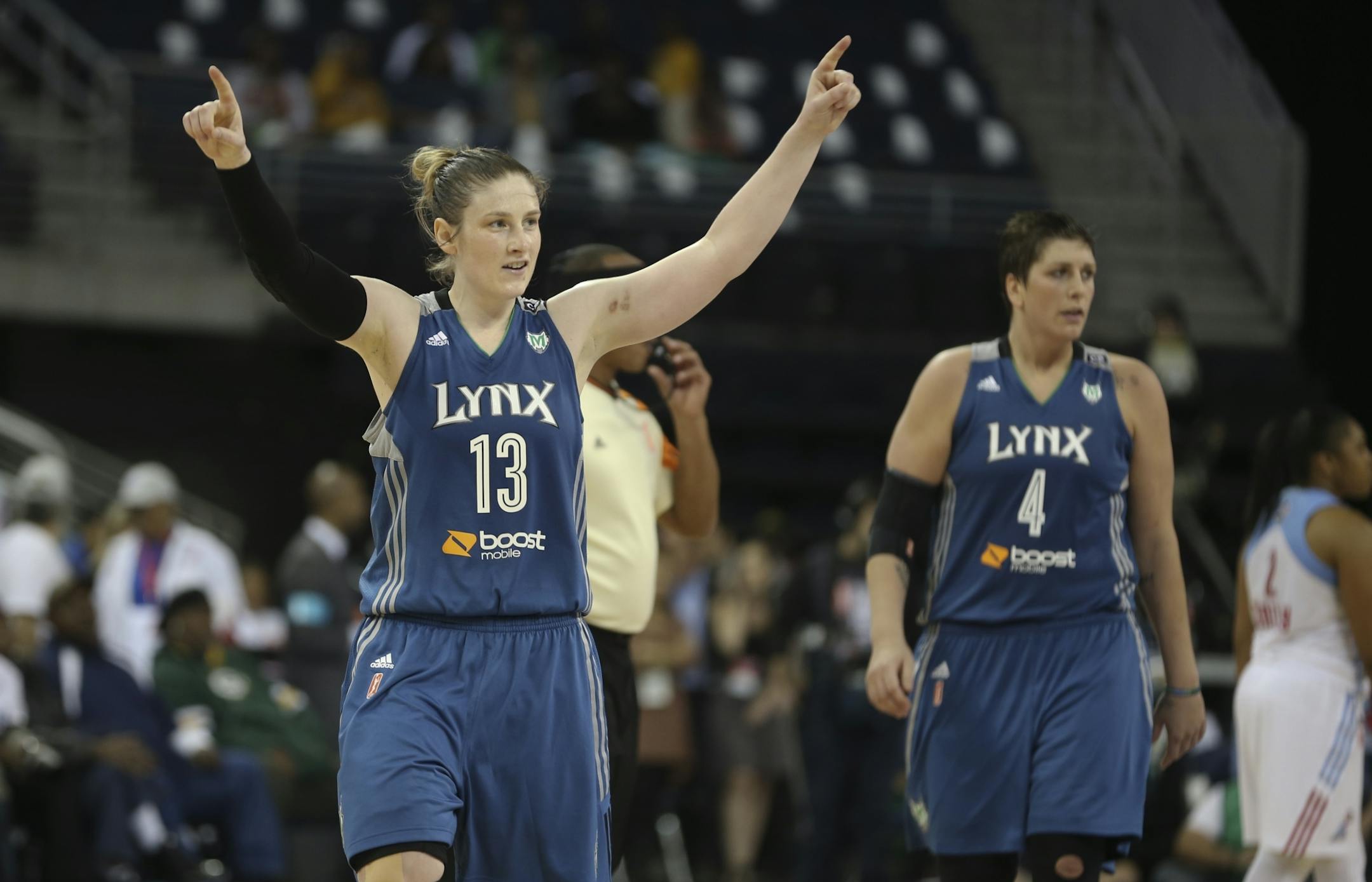 Lindsay Whalen came within one rebound of the first triple-dpuble in the WNBA since 2005.