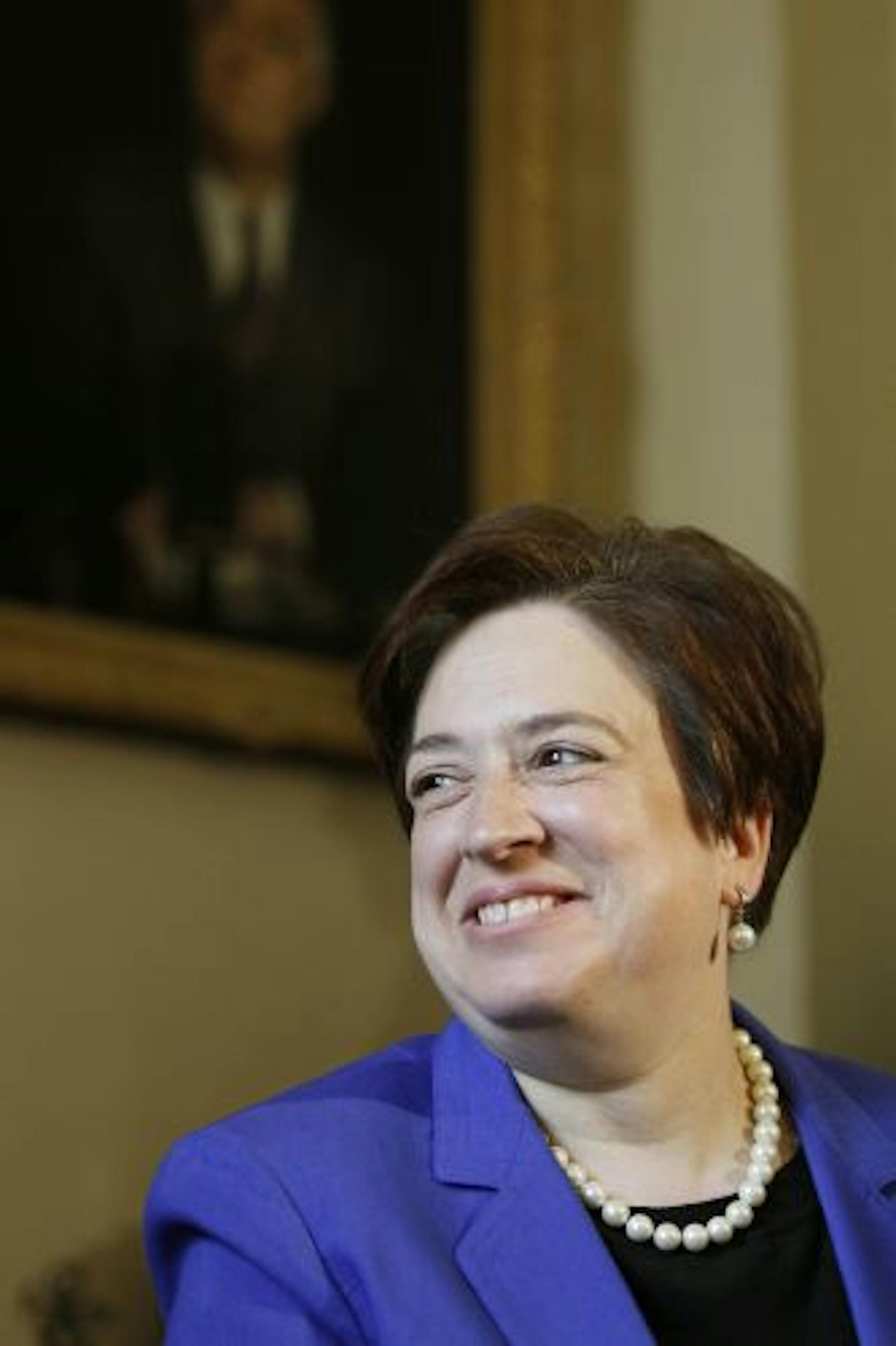 Supreme Court nominee and current Solicitor General Elena Kagan.