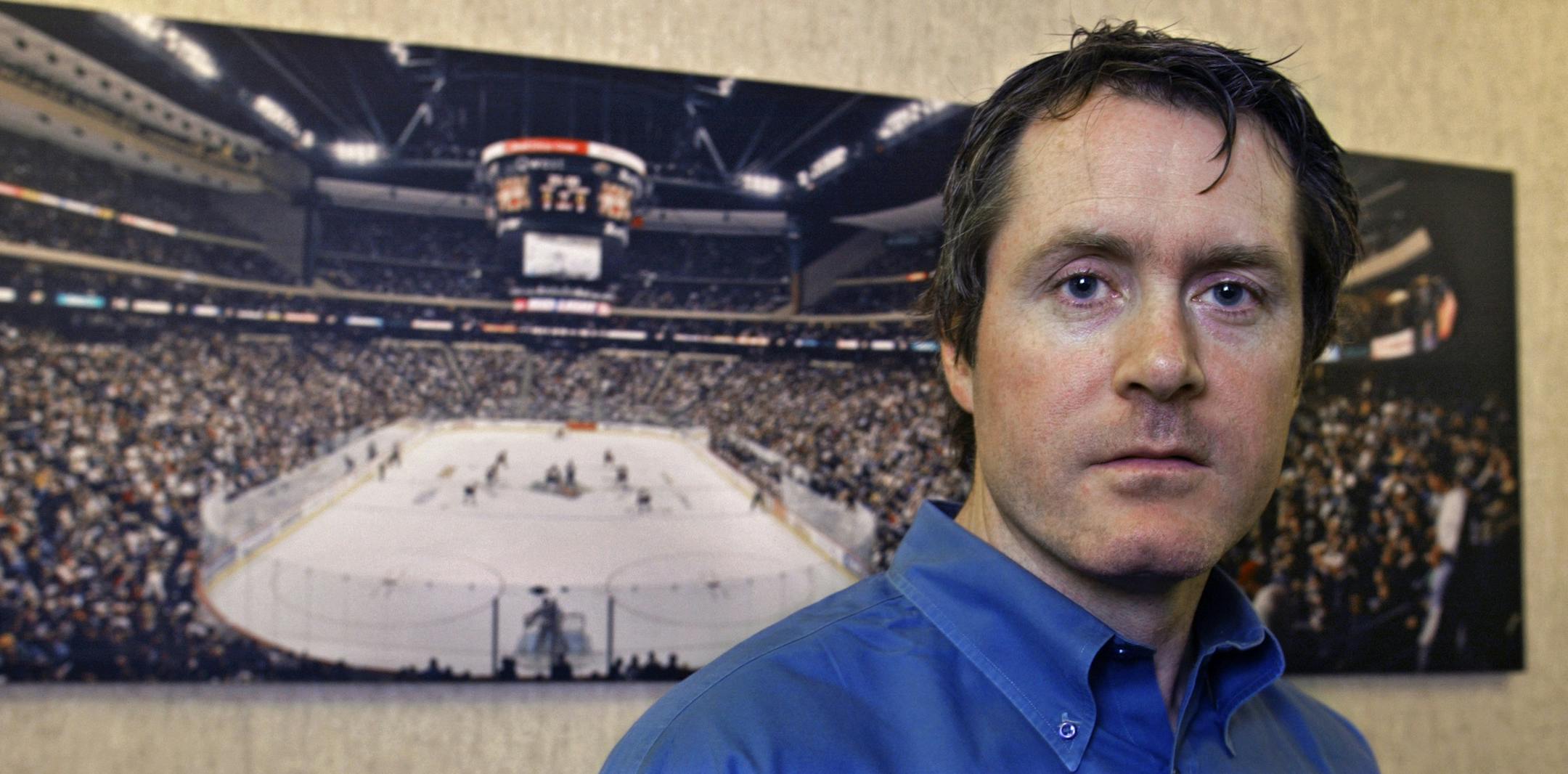 BRUCE BISPING Ô bbisping@startribune.com Bruce Bisping/Star Tribune. St. Paul, MN., Tuesday, 6/6/2006. Minnesota Wild Assistant General Manager Tom Lynn.