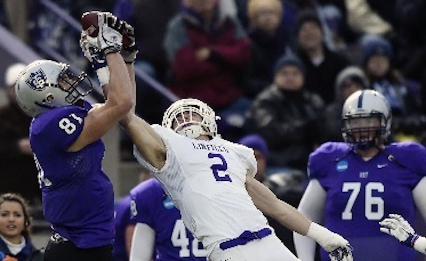 St. Thomas tight end Charlie Dowdle has 37 receptions and nine TDs this season. He is averaging 21.9 yards per catch.