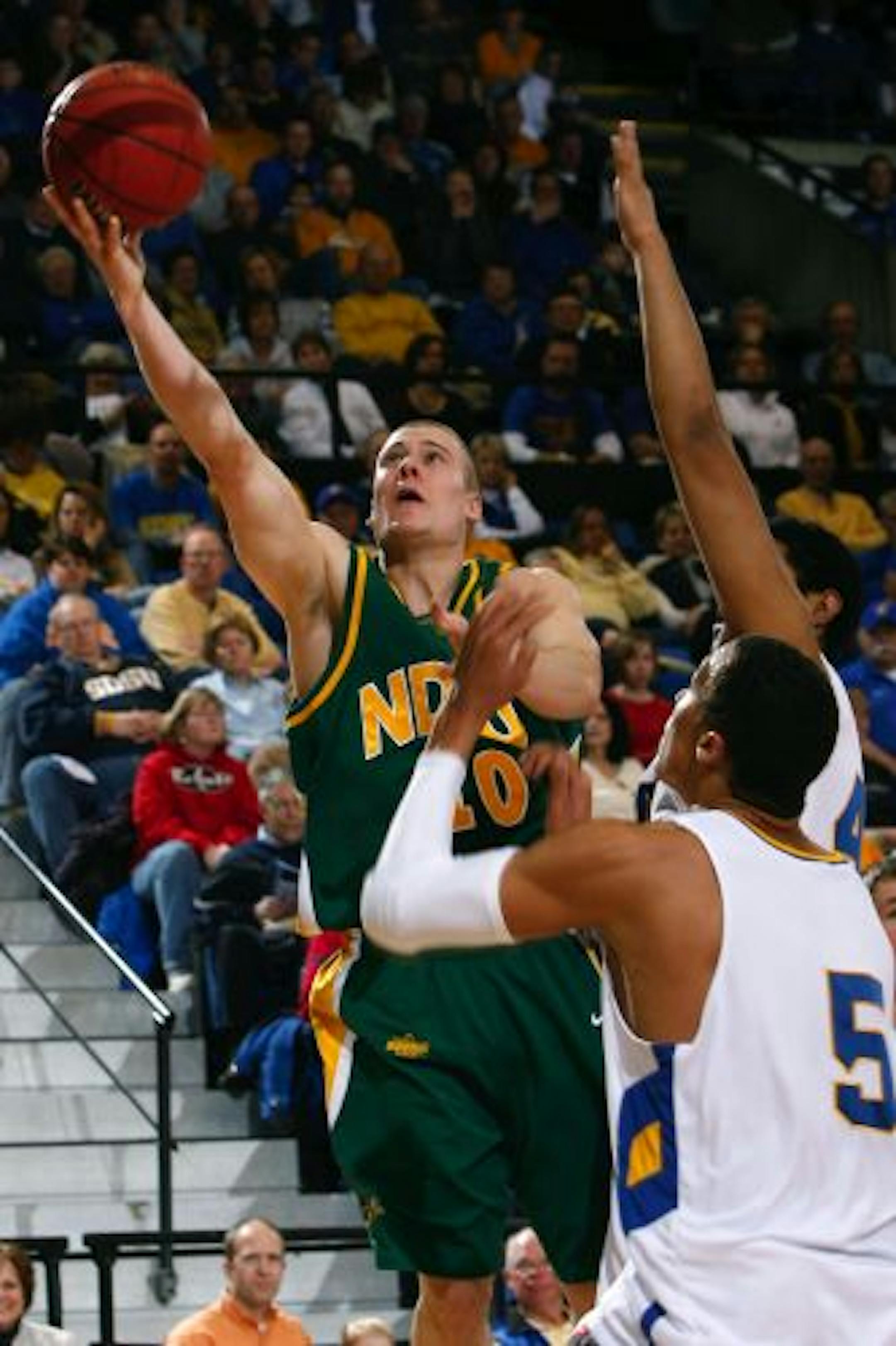 Ben Woodside, who grew up in Albert Lea, redshirted so he would be around to see North Dakota State transition to Division I.