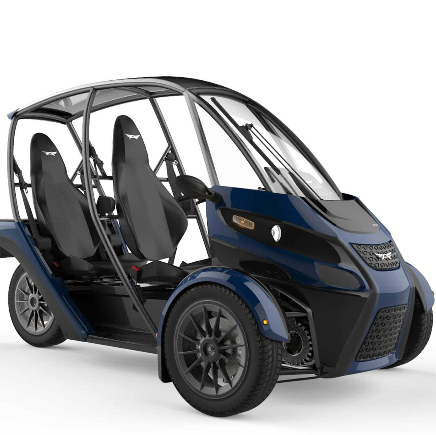 The Arcimoto FUV is a three-wheel electric motorcycle that seats two people. ORG XMIT: 1242473