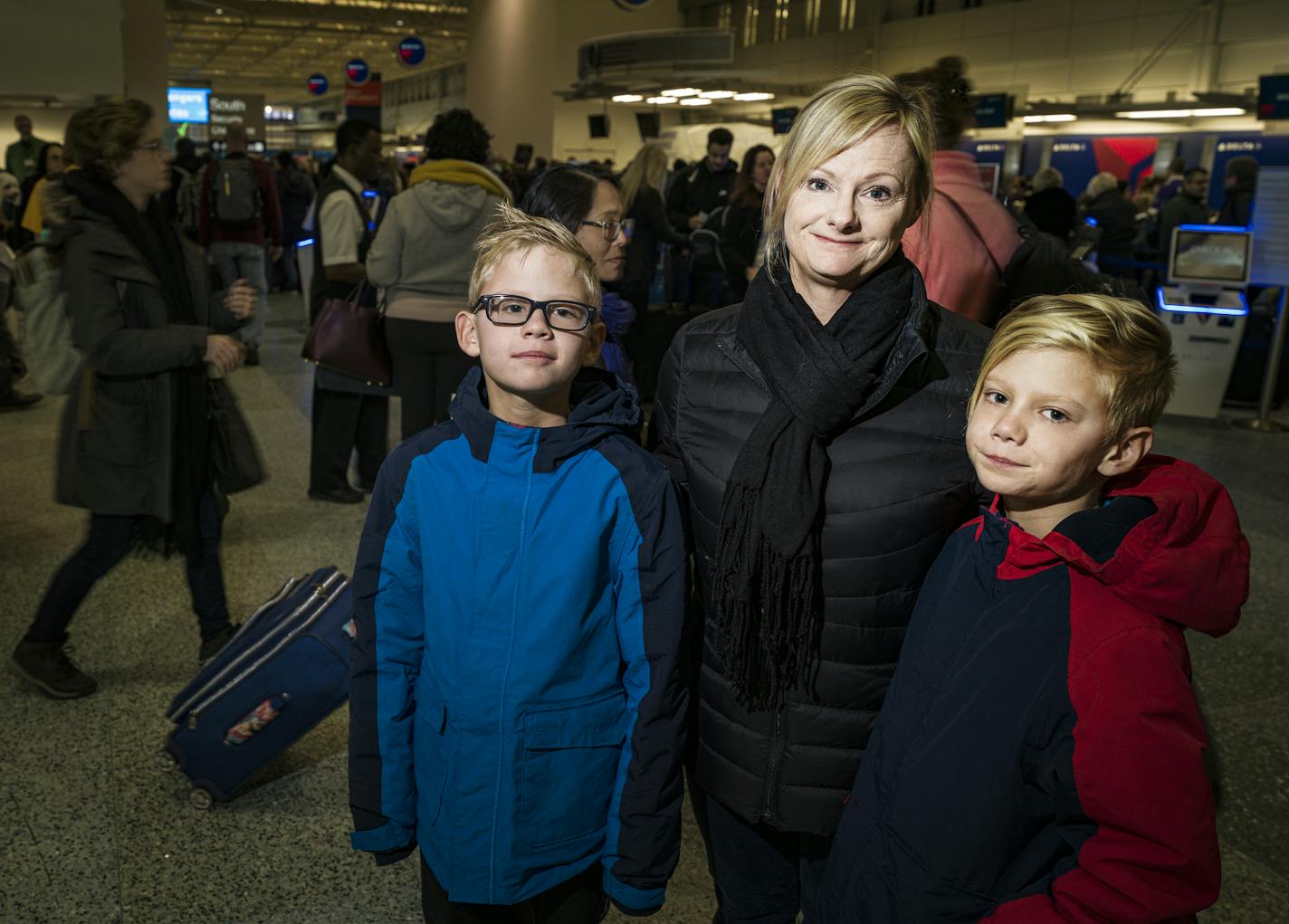 Celiah Hahn was separated from her twin boys, Curry, left, and Ryan, right, during a Delta flight last Thanksgiving.With the rise in "basic economy" airfare,parents of young children are discovering the hard way that many airlines, including Delta, won't guarantee minor children (including toddlers) will be seated next to an adult on their same itinerary.] RICHARD TSONG-TAATARII &#x2022; richard.tsong-taatarii@startribune.com