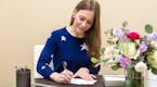 Former attorney Taryn Singer of New York City is the owner of WithThanks, a company that will ghostwrite — and send — handwritten thank you notes.