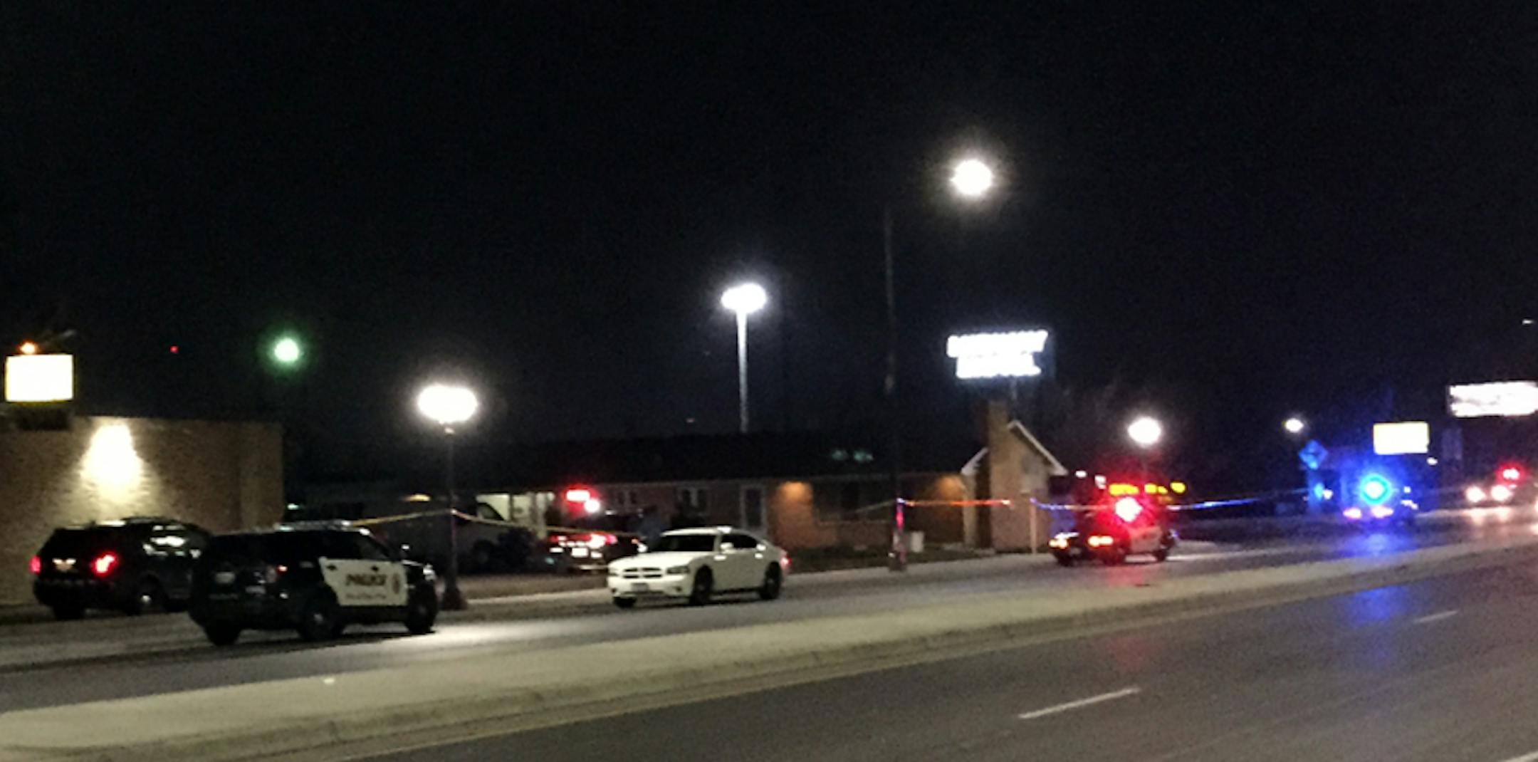 St. Paul police responded to reports of a shooting Tuesday night at the Midway Motel, 901 Snelling Av. N.