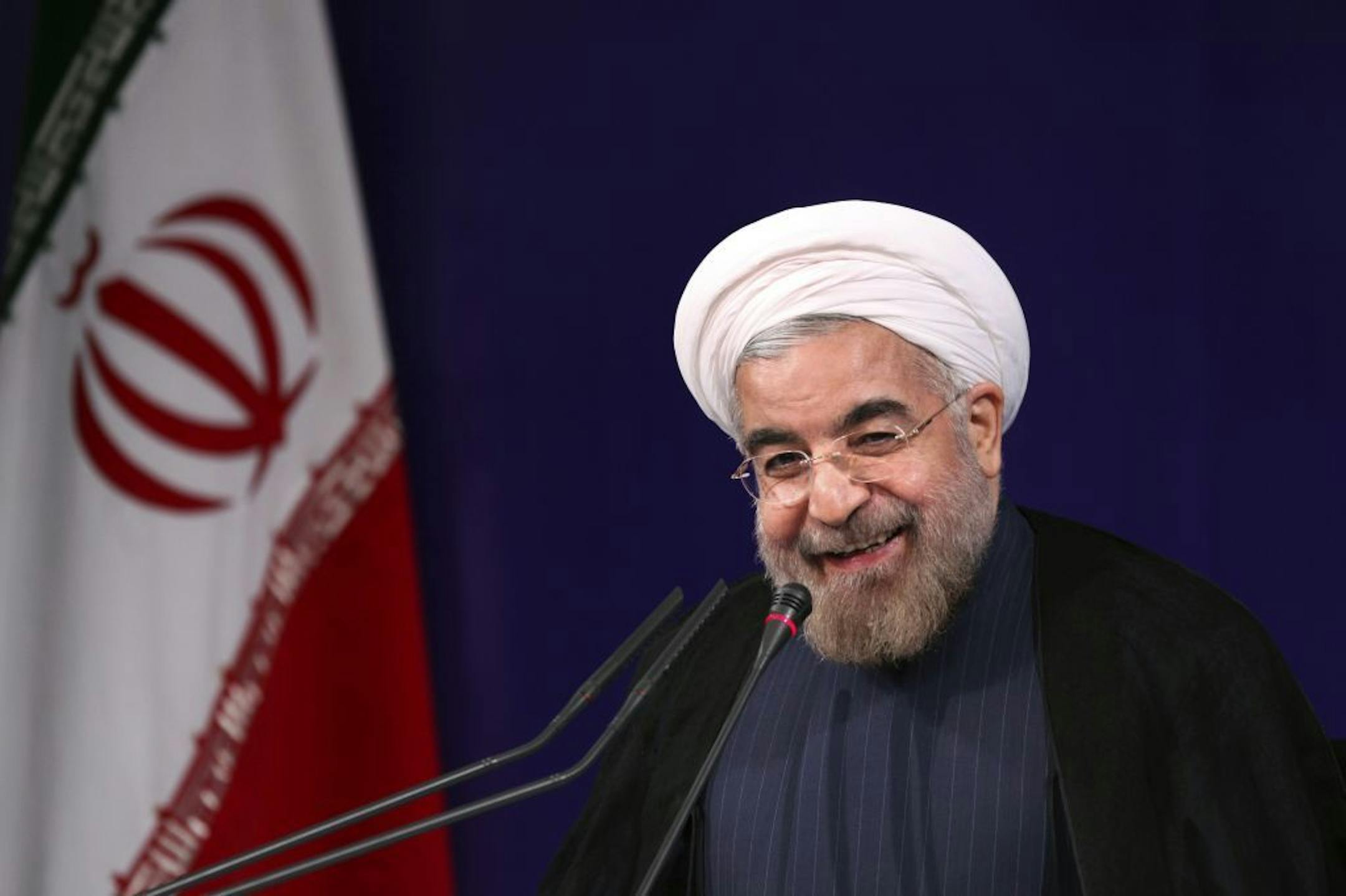 Iran's new President Hasan Rouhani.