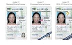 Licenses for Minnesota drivers under age 21 will be oriented vertically.