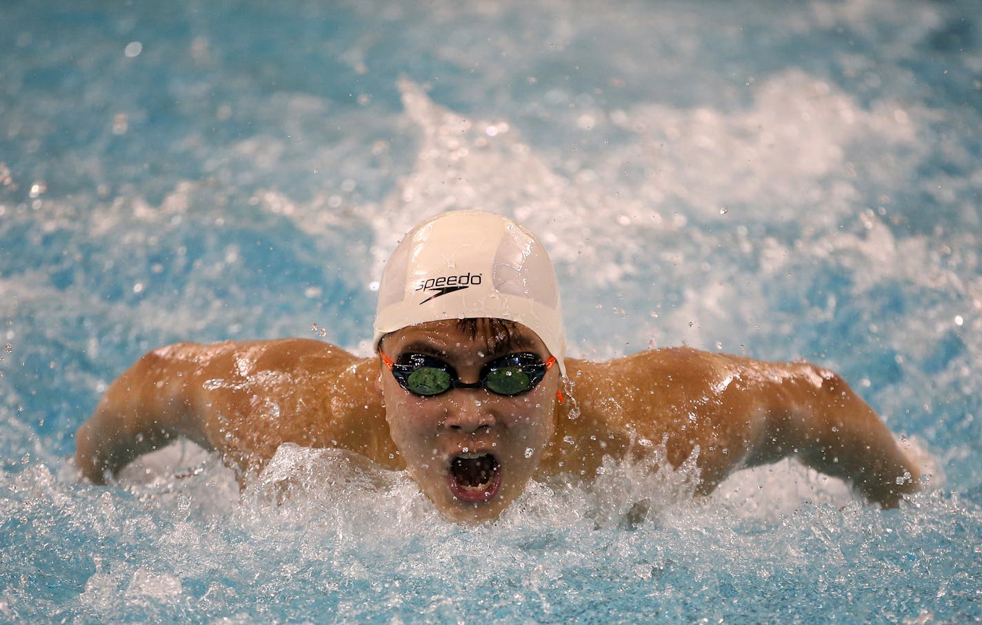 Lakeville North's Andrew Trepanier had some record-setting times in the Maroon and Gold Invitational, the day after four first-place finishes in a dual meet.