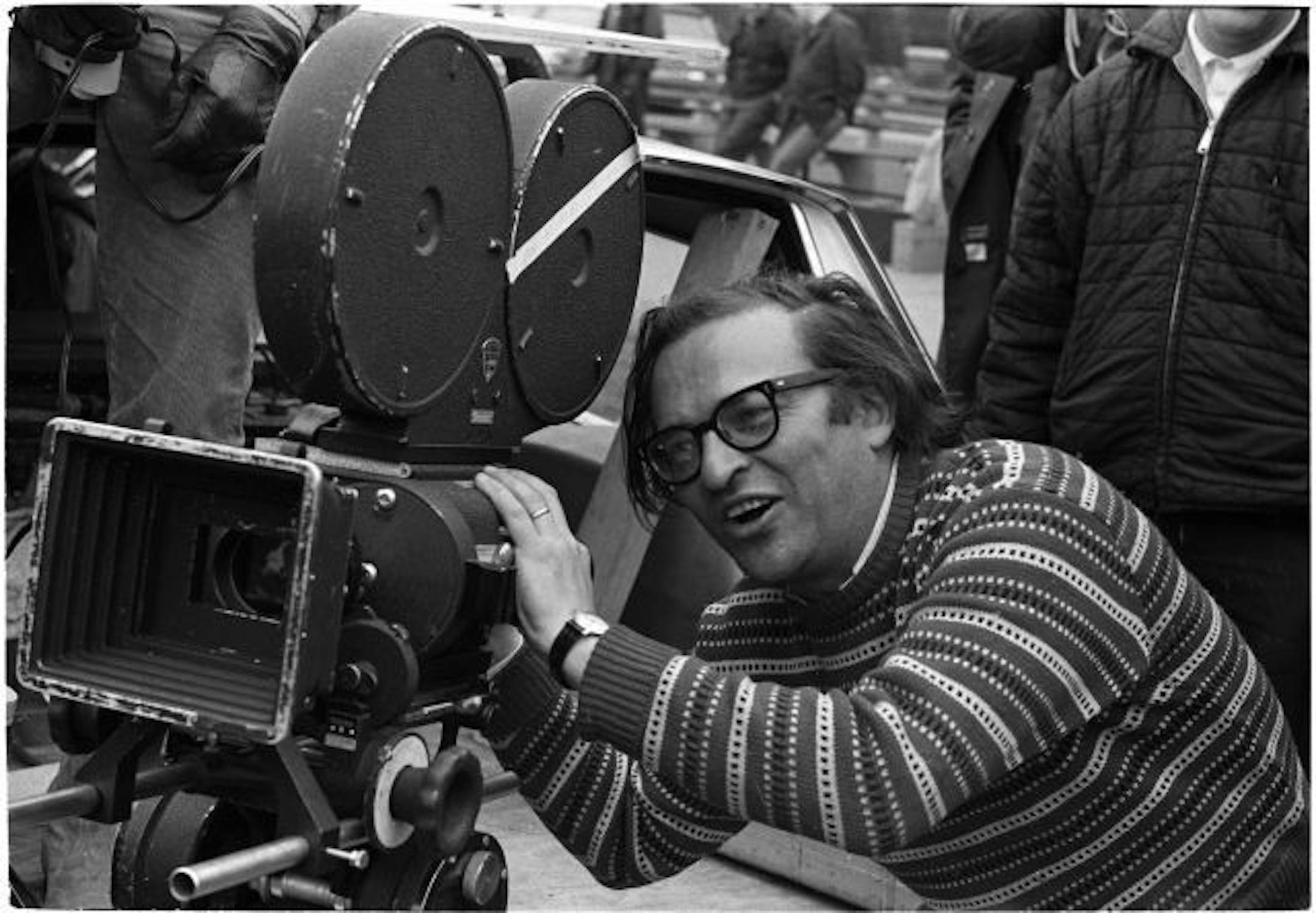 Director Sidney Lumet behind the camera in New York on April 14, 1967.