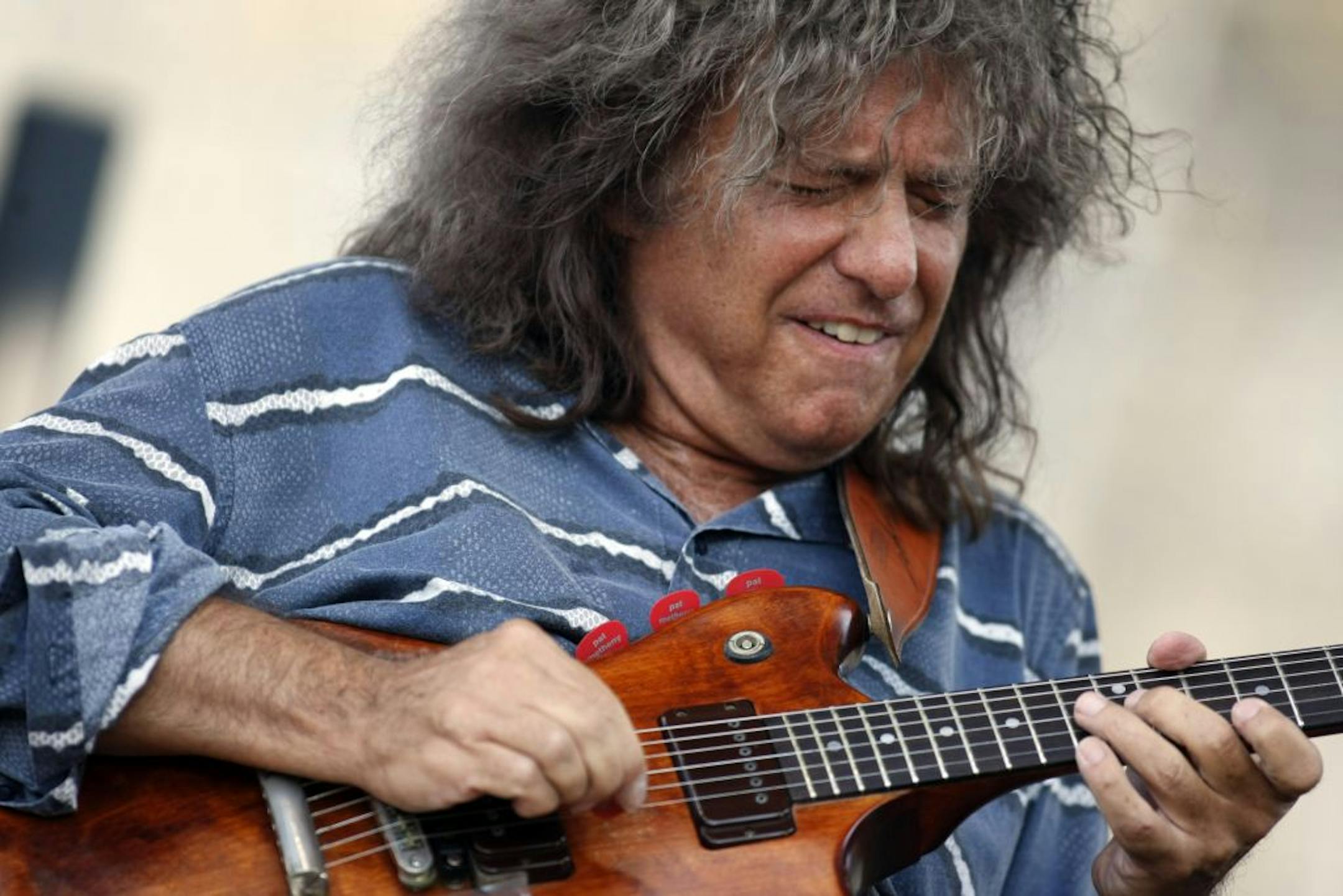 Pat Metheny performs at the Newport Jazz Festival in Newport, R.I. on Saturday, Aug. 4, 2012.