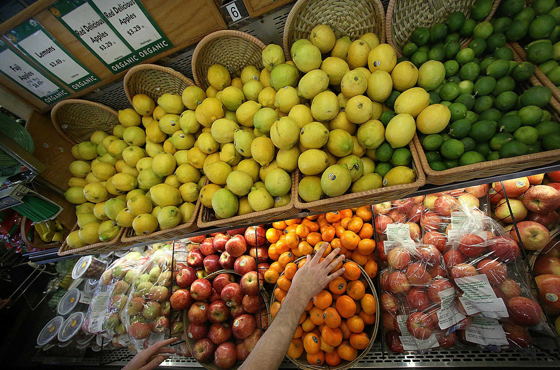 The Wedge Natural Foods Co-Op in Minneapolis offers shoppers a wide variety of fresh produce. ] JIM GEHRZ &#x201a;&#xc4;&#xa2; jgehrz@startribune.com / Minneapolis, MN / May 8, 2014 / 10:00 AM / BACKGROUND INFORMATION: Target and Wal-Mart both announced an expansion of their assortment of organic and natural foods and products last month. Experts are wondering if increased demand will lower prices, but several hurdles remain.