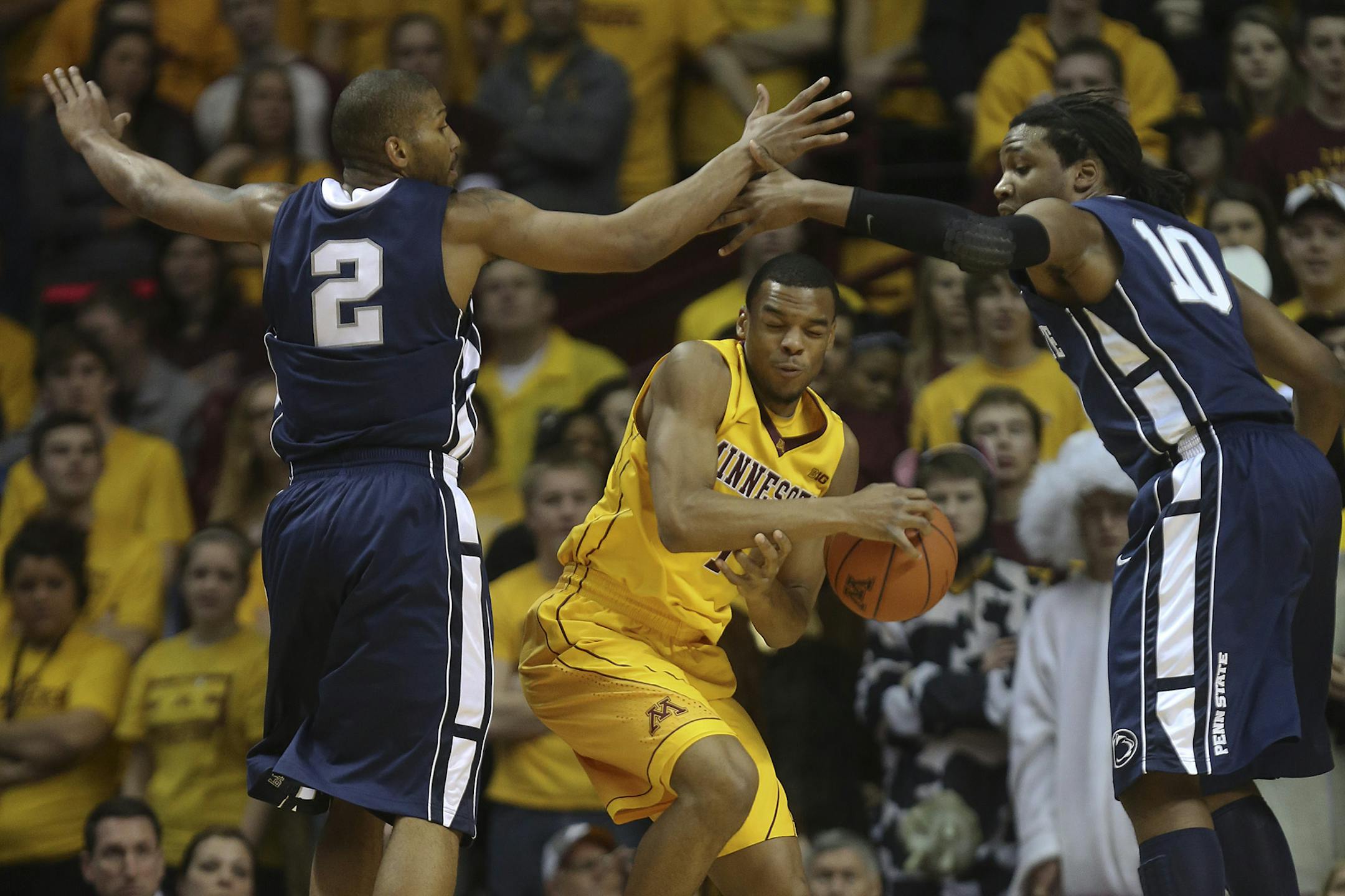 Andre Hollins and the Gophers rolled over Penn State at Williams Arena on March 2, but they haven&#x2019;t won since, dropping three in a row. Still, stats guru Nate Silver picks the Gophers to beat UCLA.