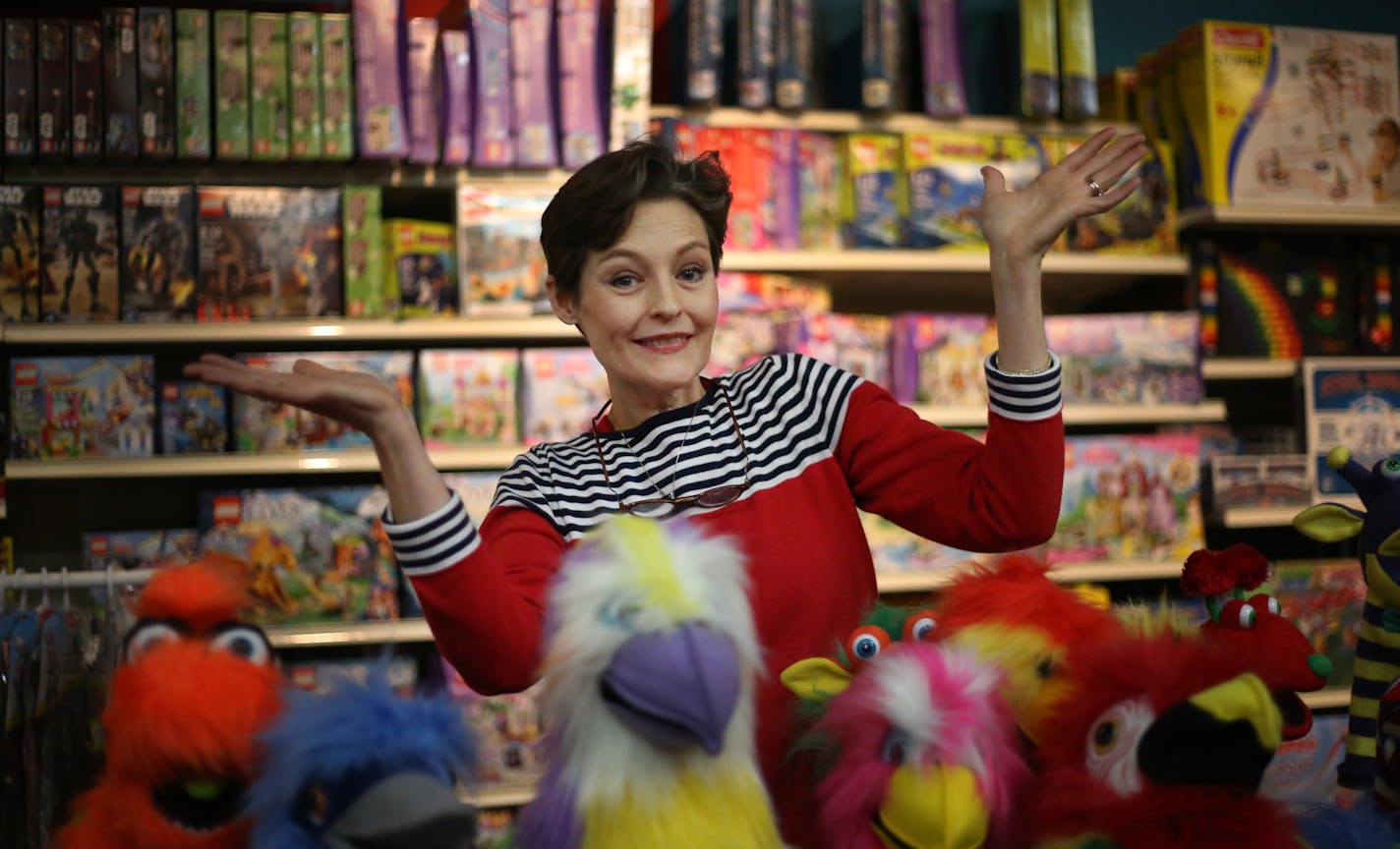 Flying Circus Toys owner Jessica Persons is hoping for a big holiday season at her shop at Albertville Outlet Center. ] Shari L. Gross / sgross@startribune.com