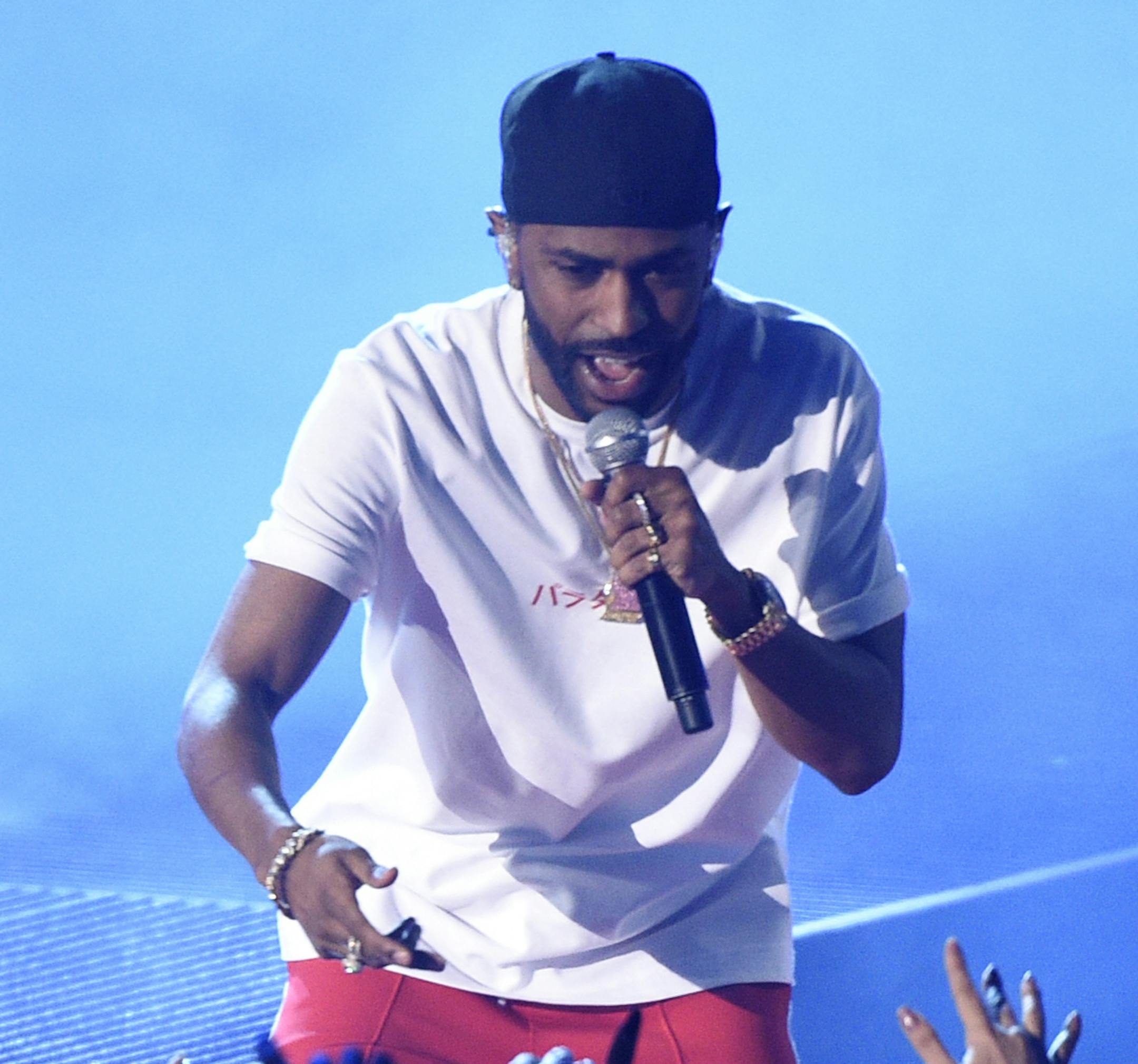 Big Sean performs at the iHeartRadio Music Awards at the Forum on Sunday, March 5, 2017, in Inglewood, Calif. (Photo by Chris Pizzello/Invision/AP)