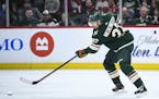 Minnesota Wild right wing Nino Niederreiter (22) scored a goal on a shot against Los Angeles Kings goaltender Jonathan Quick (32) in the second period