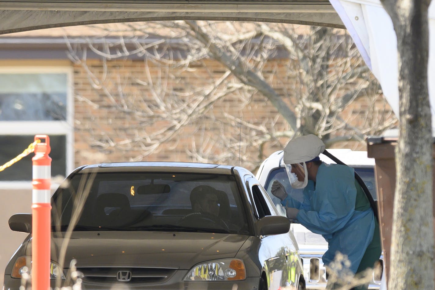 Medical workers administered drive-up COVID-19 tests Saturday outside the Sanford Worthington Clinic. ] aaron.lavinsky@startribune.com For weeks, Al Oberloh and others living in this meatpacking town of 10,000 people braced themselves for what they believed was inevitable: an outbreak of the deadly COVID-19. On Friday, their fears were confirmed. At least 19 cases were confirmed at the JBS pork plant here, an hour east of the Smithfield Foods pork plant in Sioux Falls, which was shut down last w