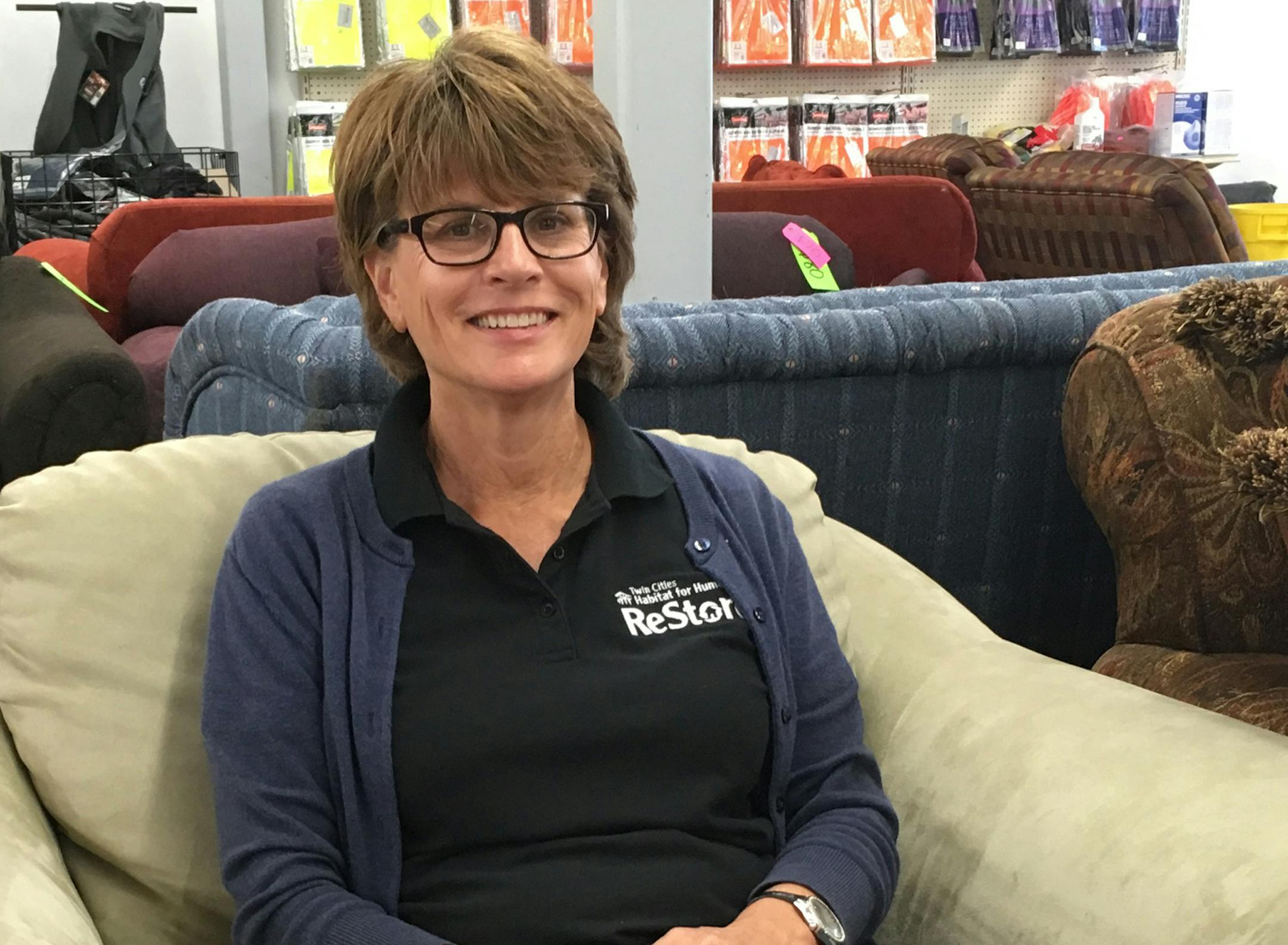 Robin Henrichsen is donations manager for ReStore, a home improvement outlet with two Twin Cities locations.