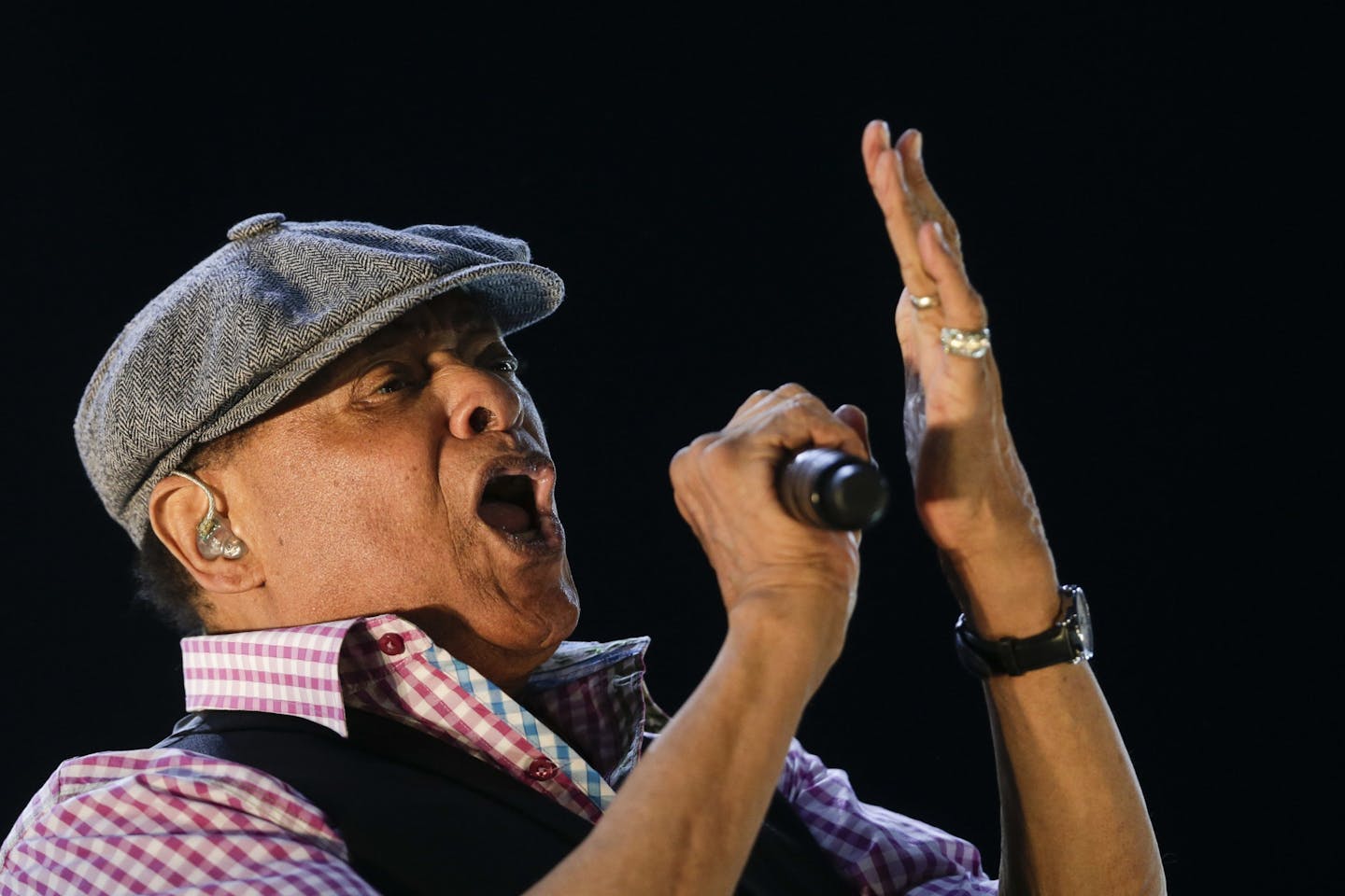 FILE - In this Sept. 27, 2015, file photo, Al Jarreau performs at the Rock in Rio music festival in Rio de Janeiro, Brazil. Jarreau died in a Los Angeles hospital Sunday, Feb. 12, 2017, according to his official Twitter account and website.