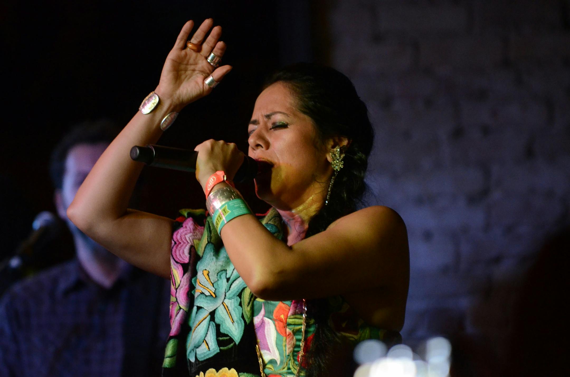 Lila Downs performs at the Speakeasy at the South By Southwest music festival in Austin, Texas, March 14, 2012.