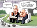 Sack cartoon: Bill O'Reilly and Roger Ailes commiserate