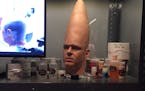 See how the makeup artists create the coneheads at "Saturday Night Live: The Exhibition." (Nicole Villalpando/Austin American-Statesman/TNS)