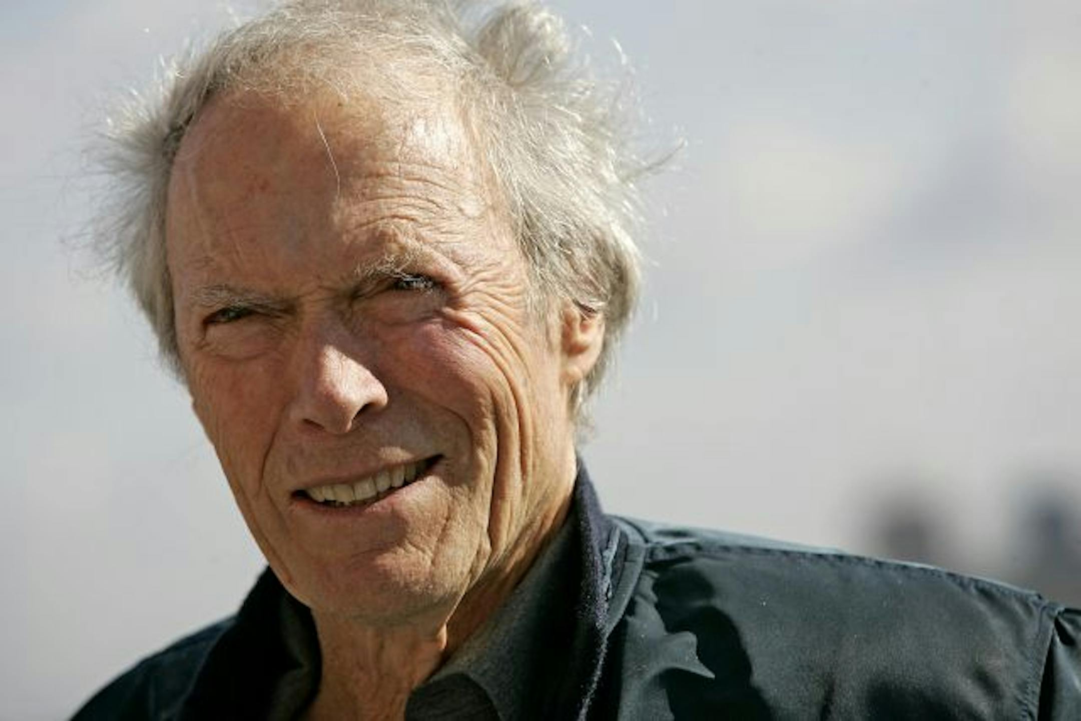 US film director and actor Clint Eastwood poses in Lyon, central France, Sunday Oct. 18, 2009, during the first edition of the Lumiere 2009 Film Festival. Eastwood is the guest of honour of the film festival.