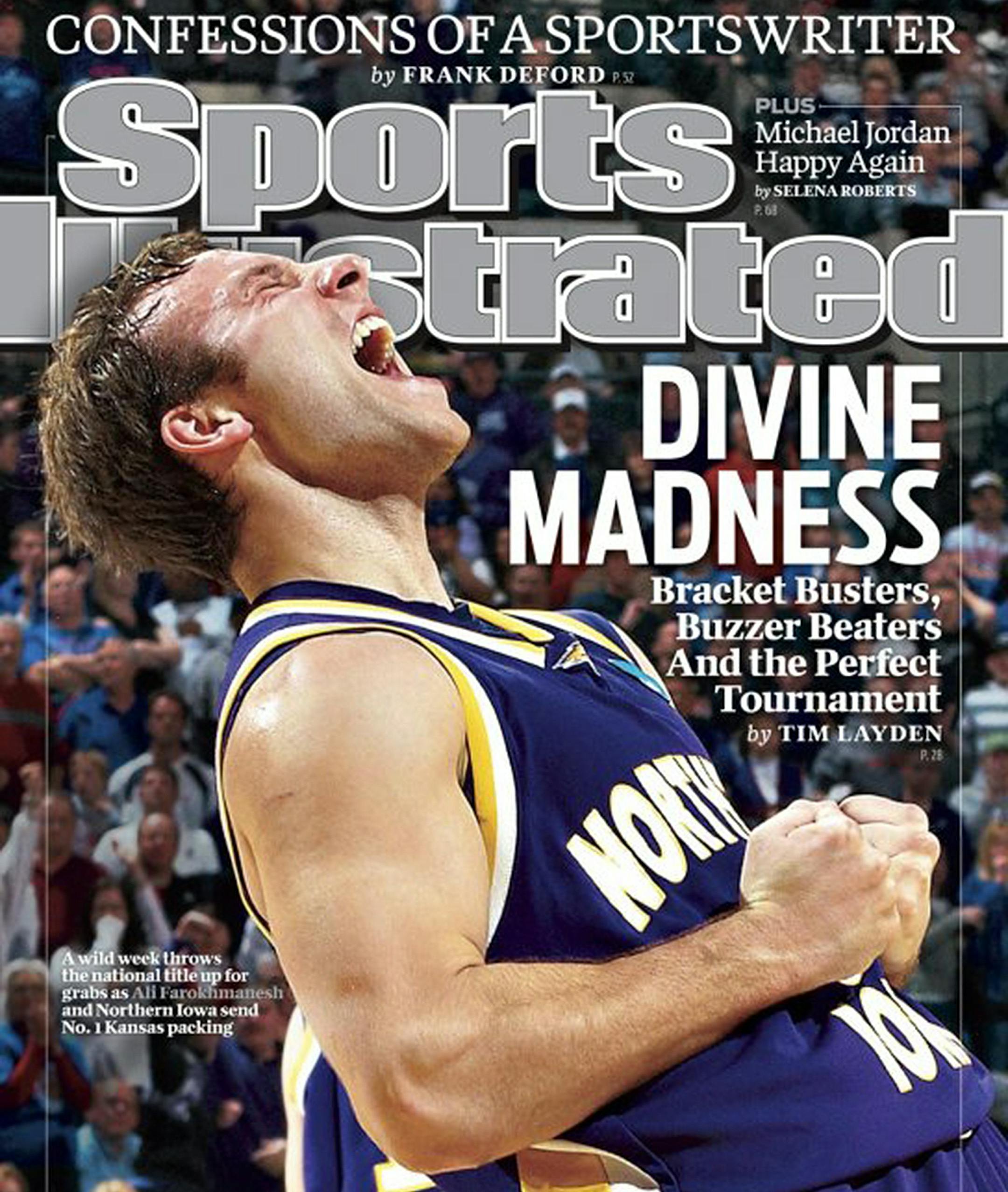 Sports Illustrated cover with Northern Iowa on it, March 2015.