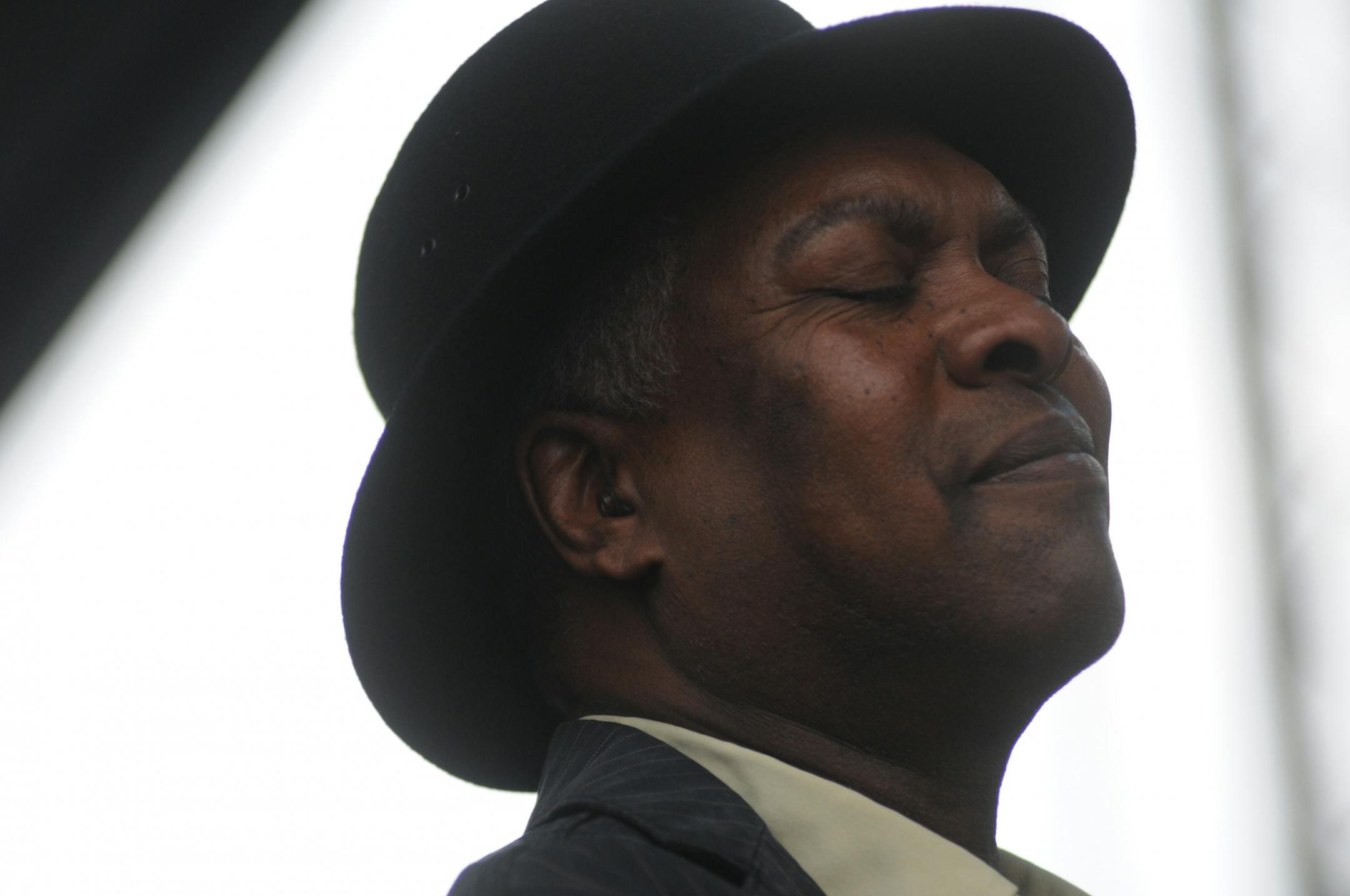 Booker T. Jones took the stage during Rock the Garden music festival at the Walker Art Center. Despite rainy weather, thousands of people turned up to enjoy a variety of bands.