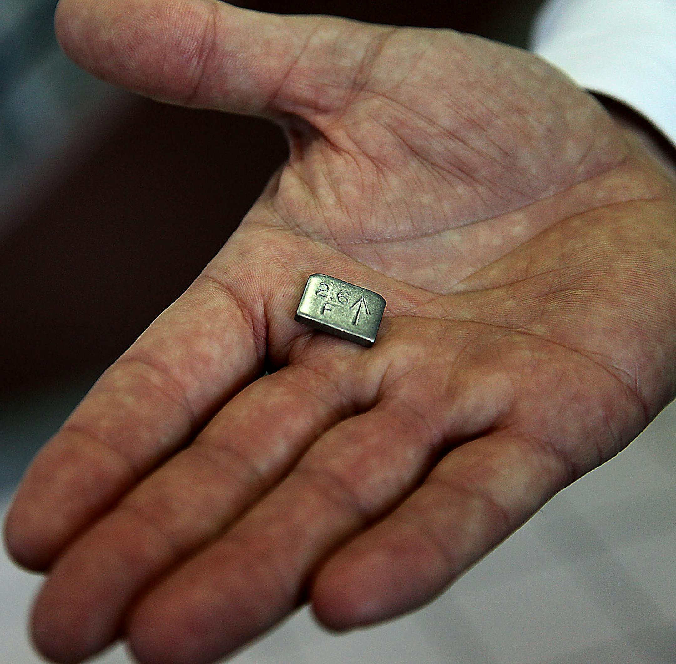 The part that Toyota is shipping to its dealers to remedy the issue involving accelerator pedals.