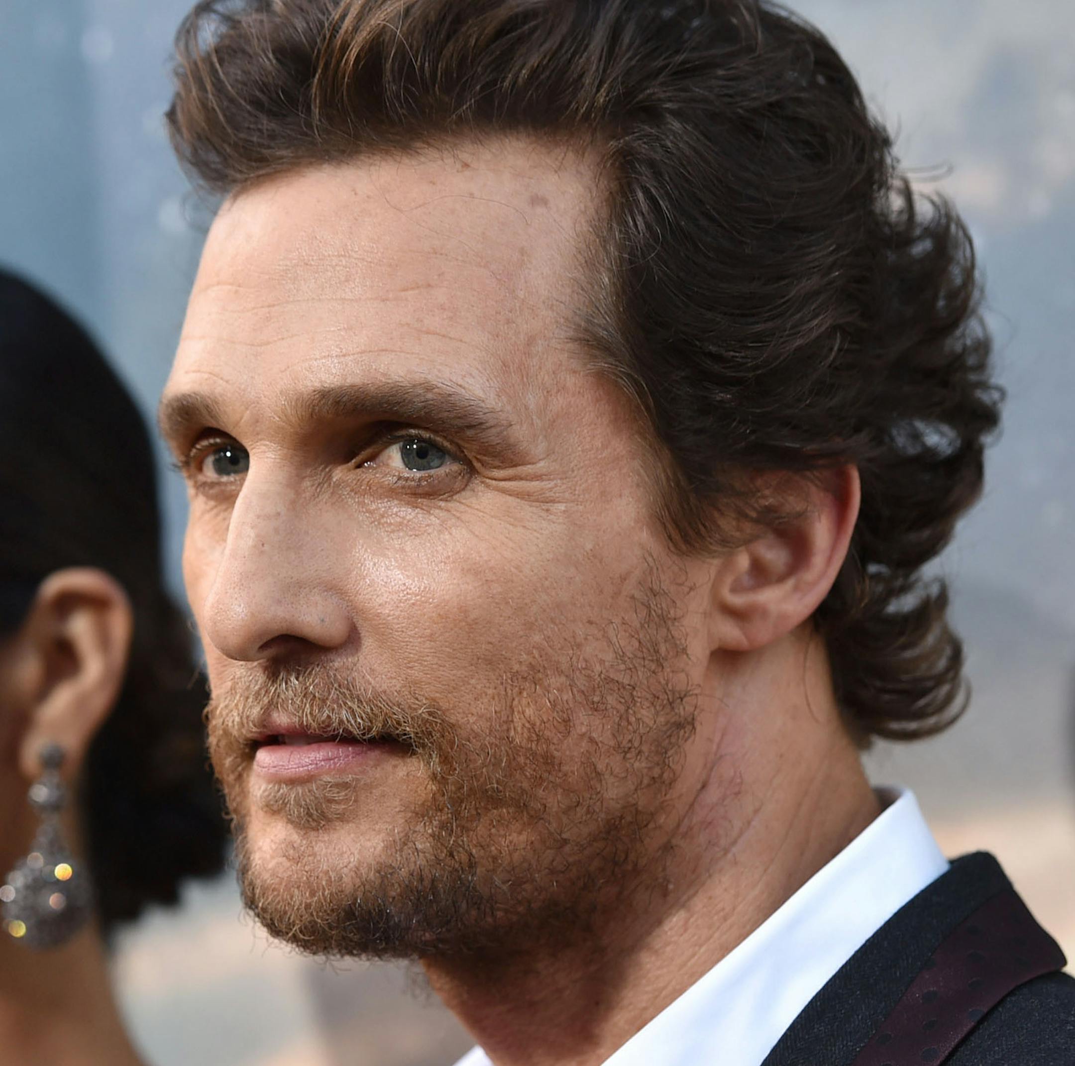 Camila Alves, left, and Matthew McConaughey arrive at the premiere of "Interstellar" at the TCL Chinese Theater on Sunday, Oct. 26, 2014, in Los Angeles. (Photo by John Shearer/Invision/AP) ORG XMIT: INVW