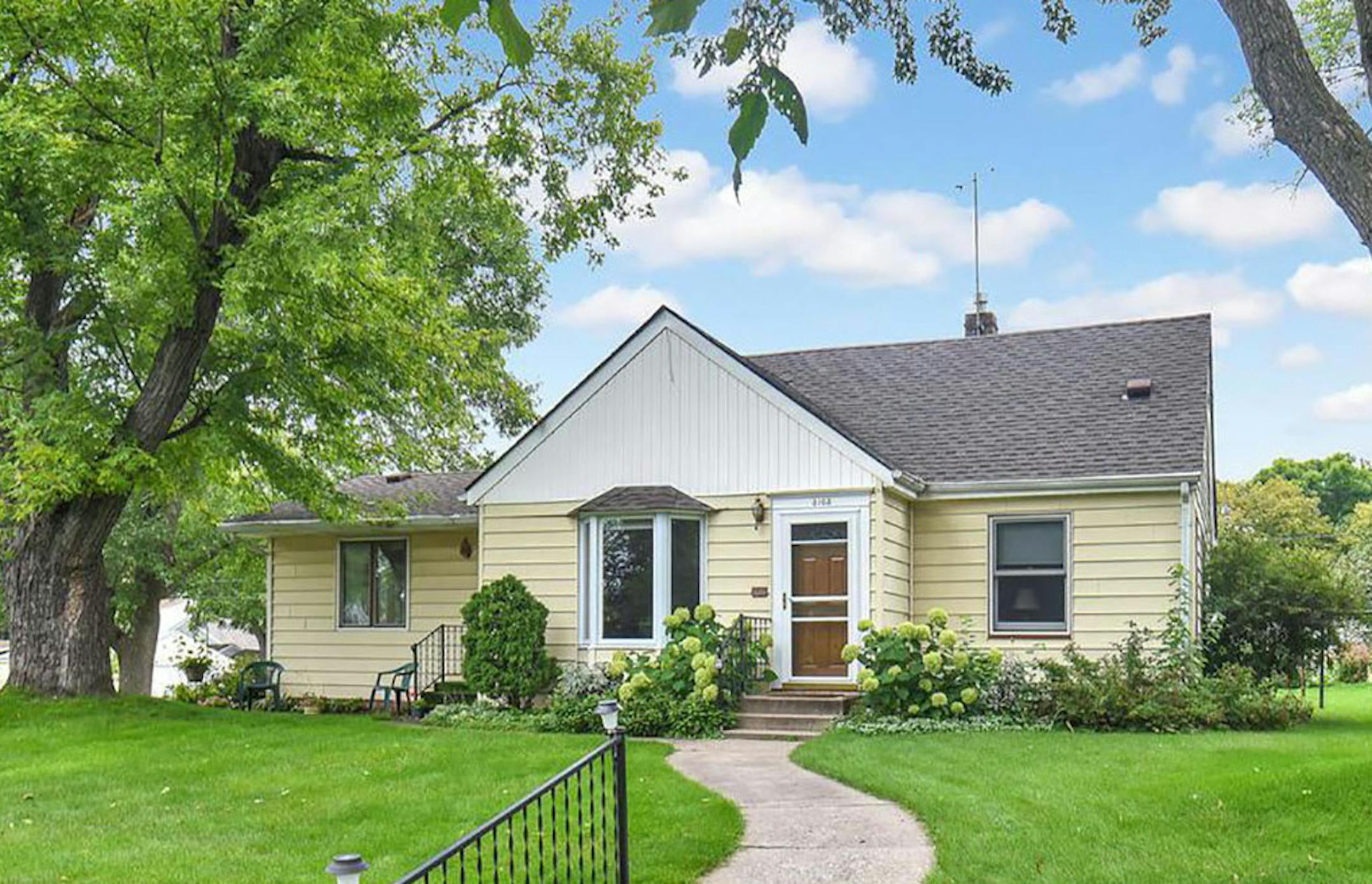 St. Louis Park: Built in 1940, this three-bedroom, two-bath house has 1,854 square feet.
