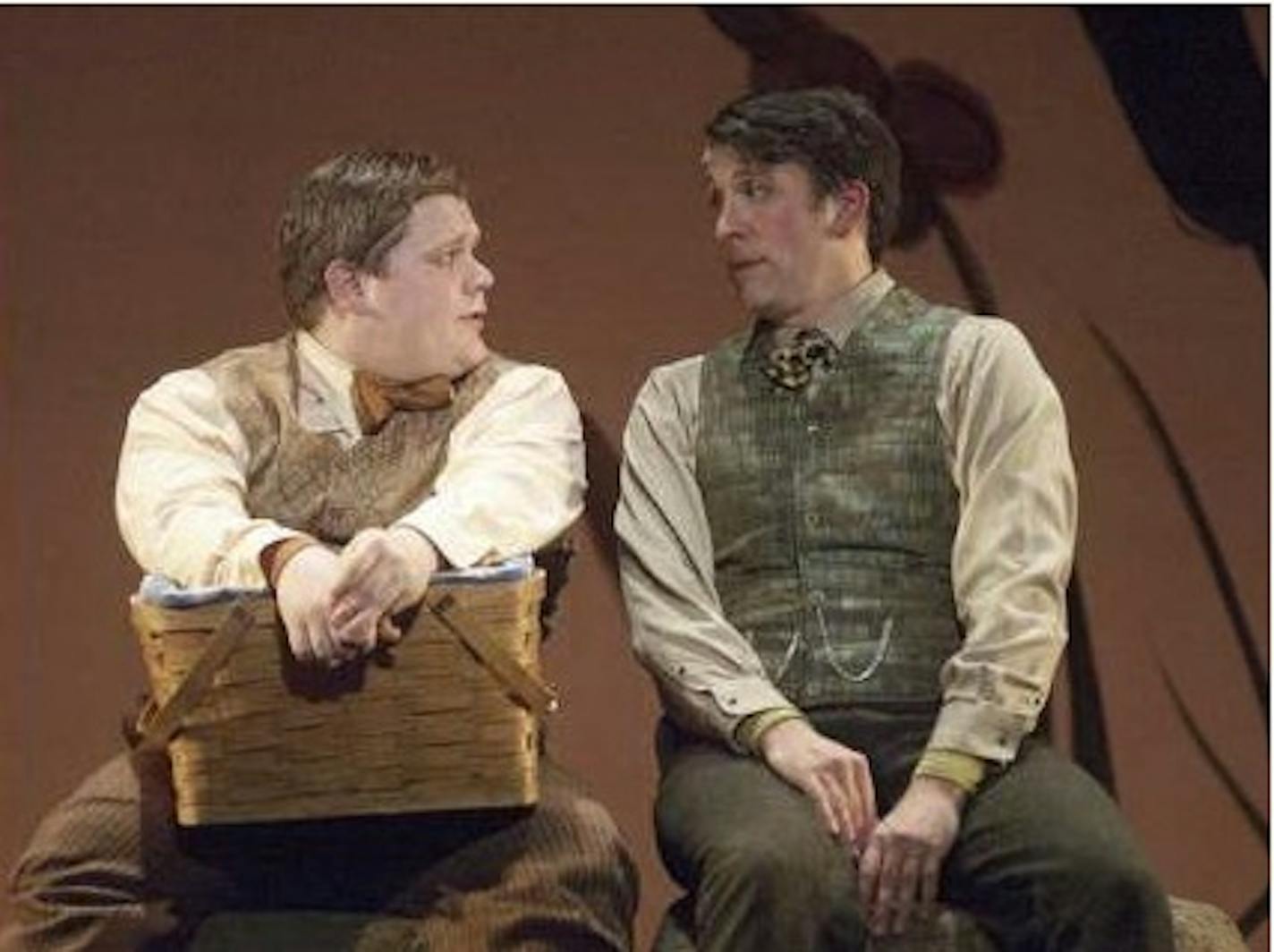 Reed Sigmund, left, and Bradley Greenwald, who played the title roles in 2007, will headline "A Year with Frog and Toad" at the Children's Theatre Company this year.