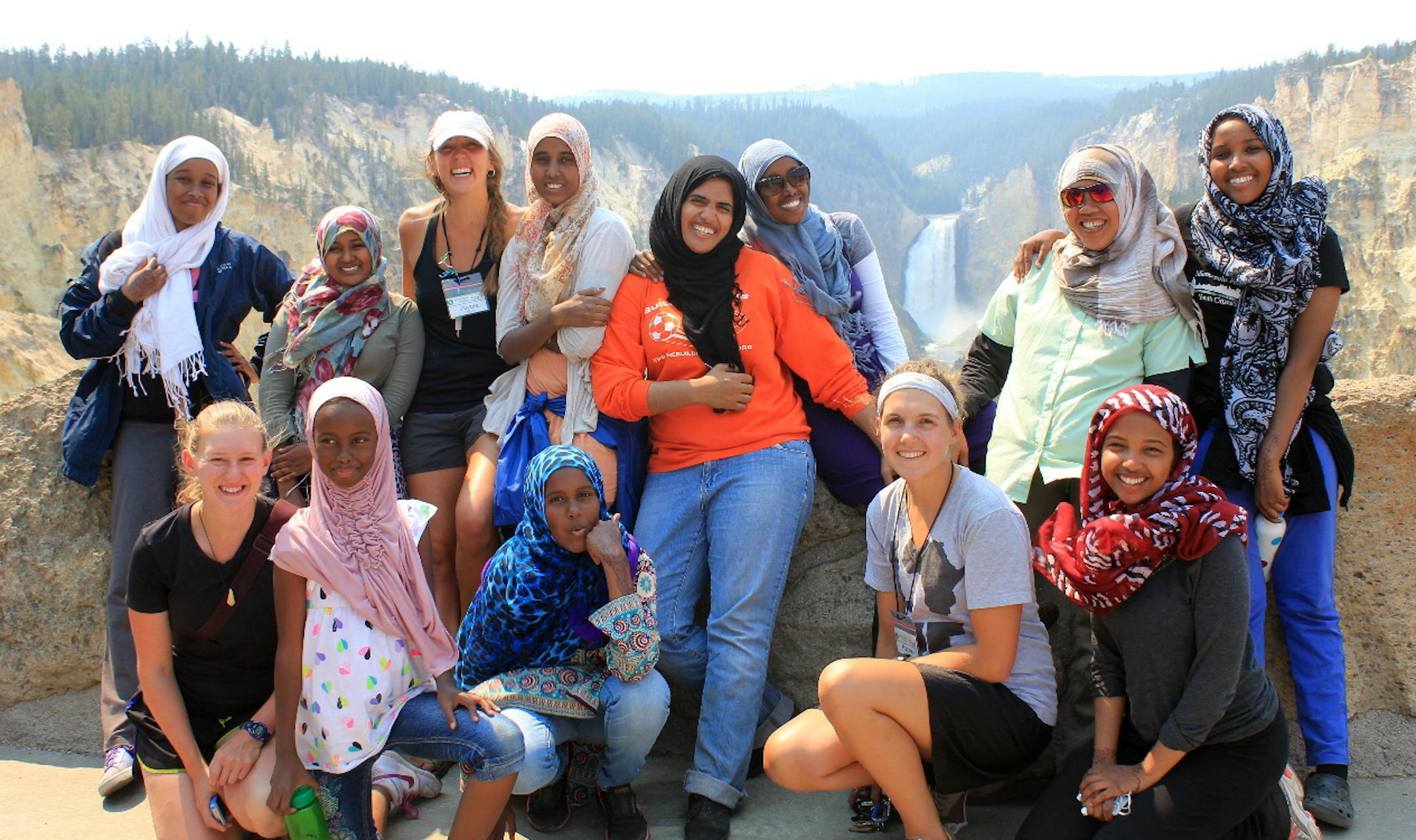 Wilderness Inquiry photo: A group of Somali-American girls is headed to Yellowstone National Park next week as part of a joint project between a Somali youth group and Wilderness Inquiry. This photo is from last year, when a similar trip proved highly successful.