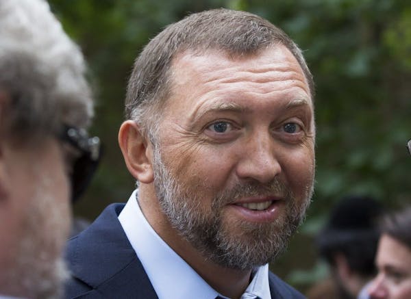 FILE - In this July 2, 2015 file photo, Russian metals magnate Oleg Deripaska is seen in Moscow, Russia.