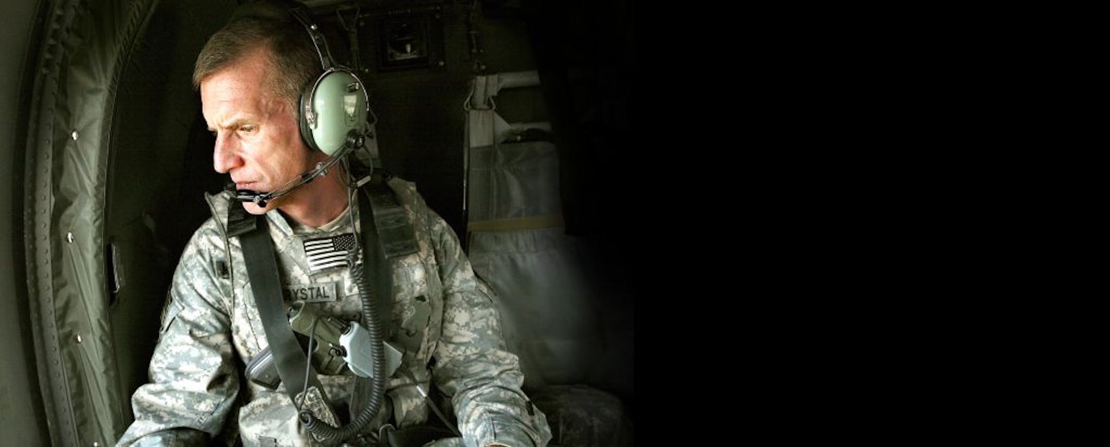 Gen. Stanley McChrystal, in Afghanistan in July 2009.