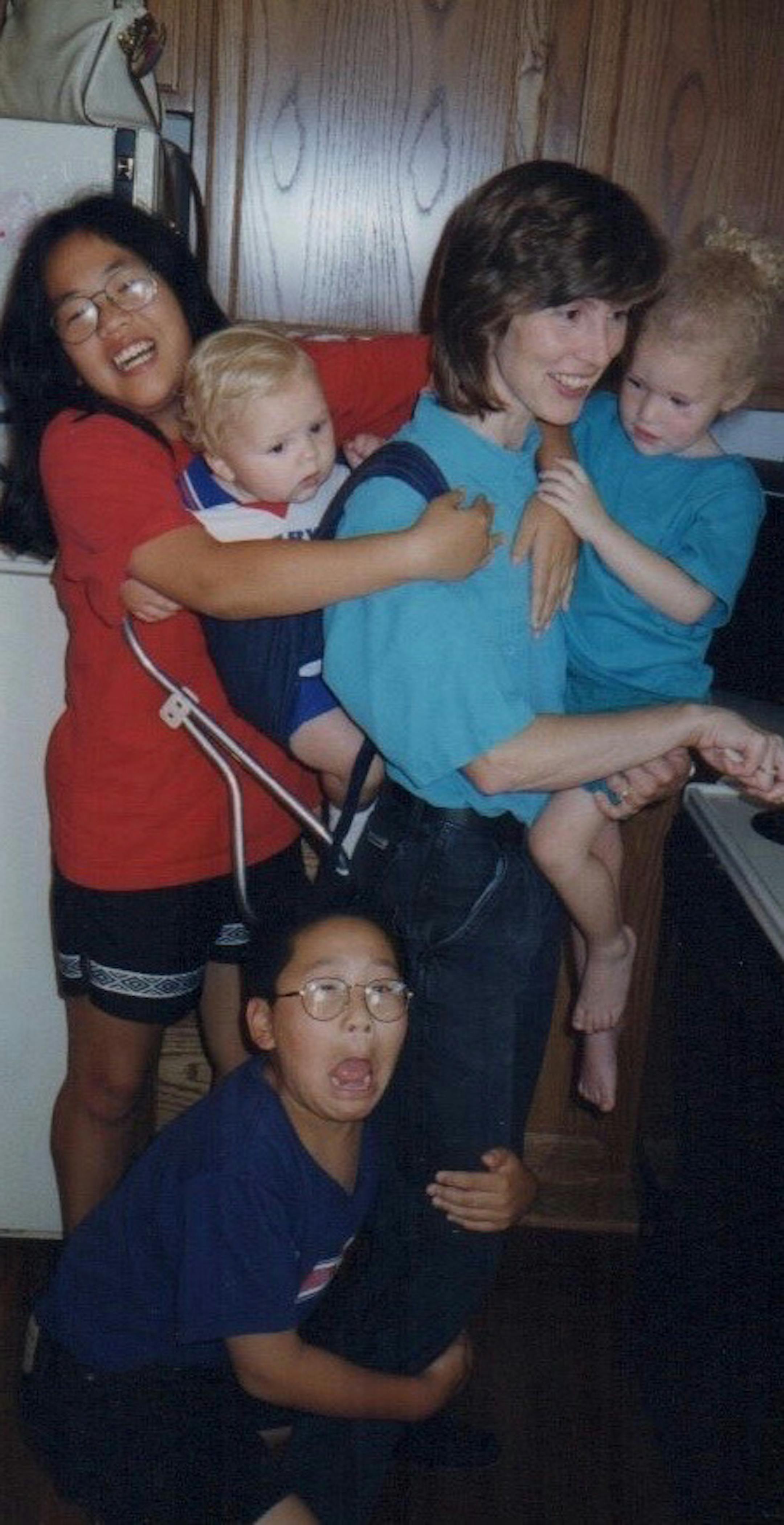 This is not very candid but it shows my wife Wendy Haley on Motherís Day. From Rick Haley- Delano, Minnesota