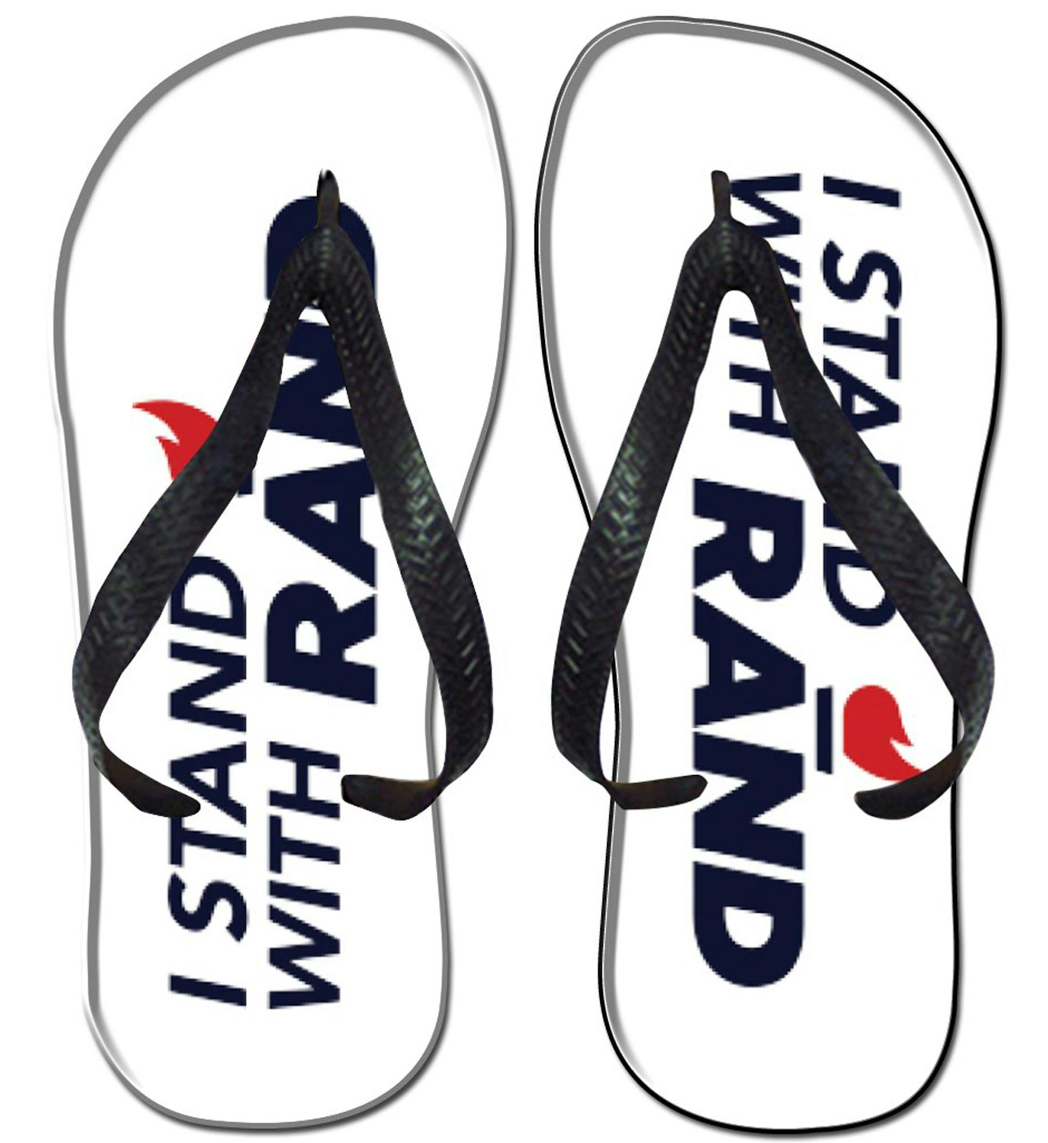 Rand Paul's campaign site offers a pair of flip-flops for $20. (Store.randpaul.com)